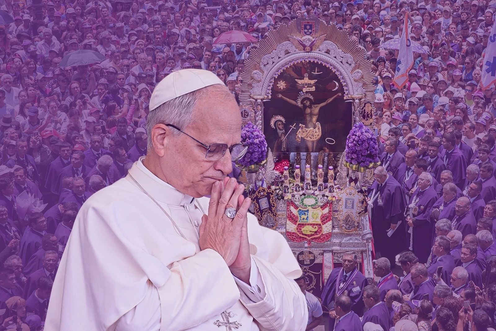León XIV le desea a los fieles una feliz fiesta del Cristo de los Milagros