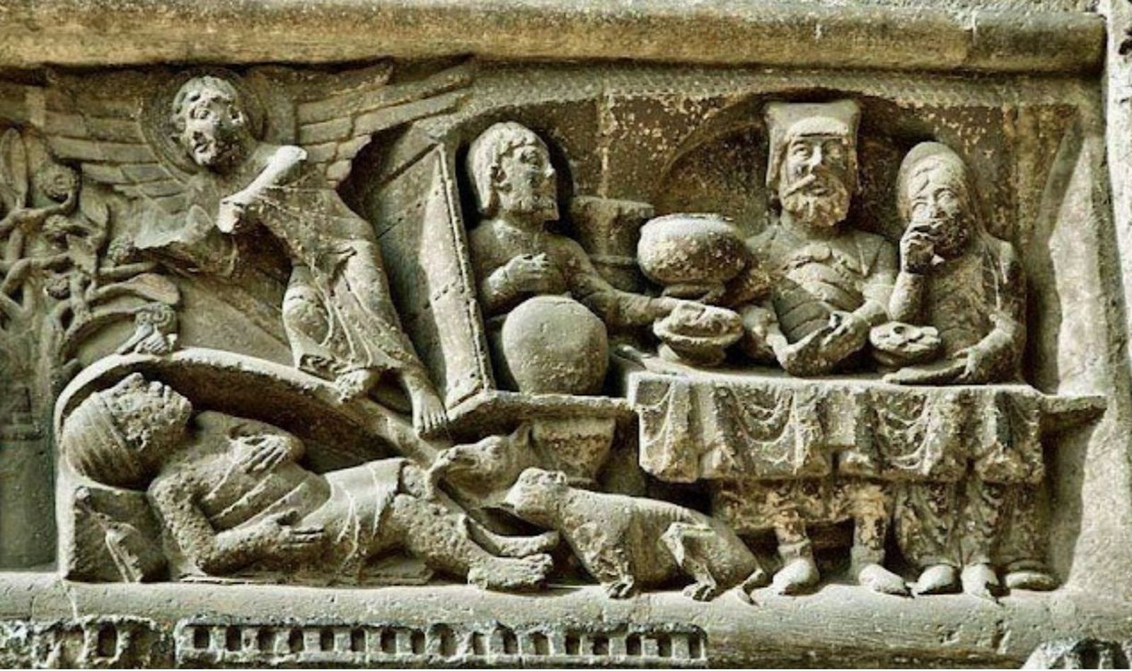 El abismo entre el rico epulón y Lázaro