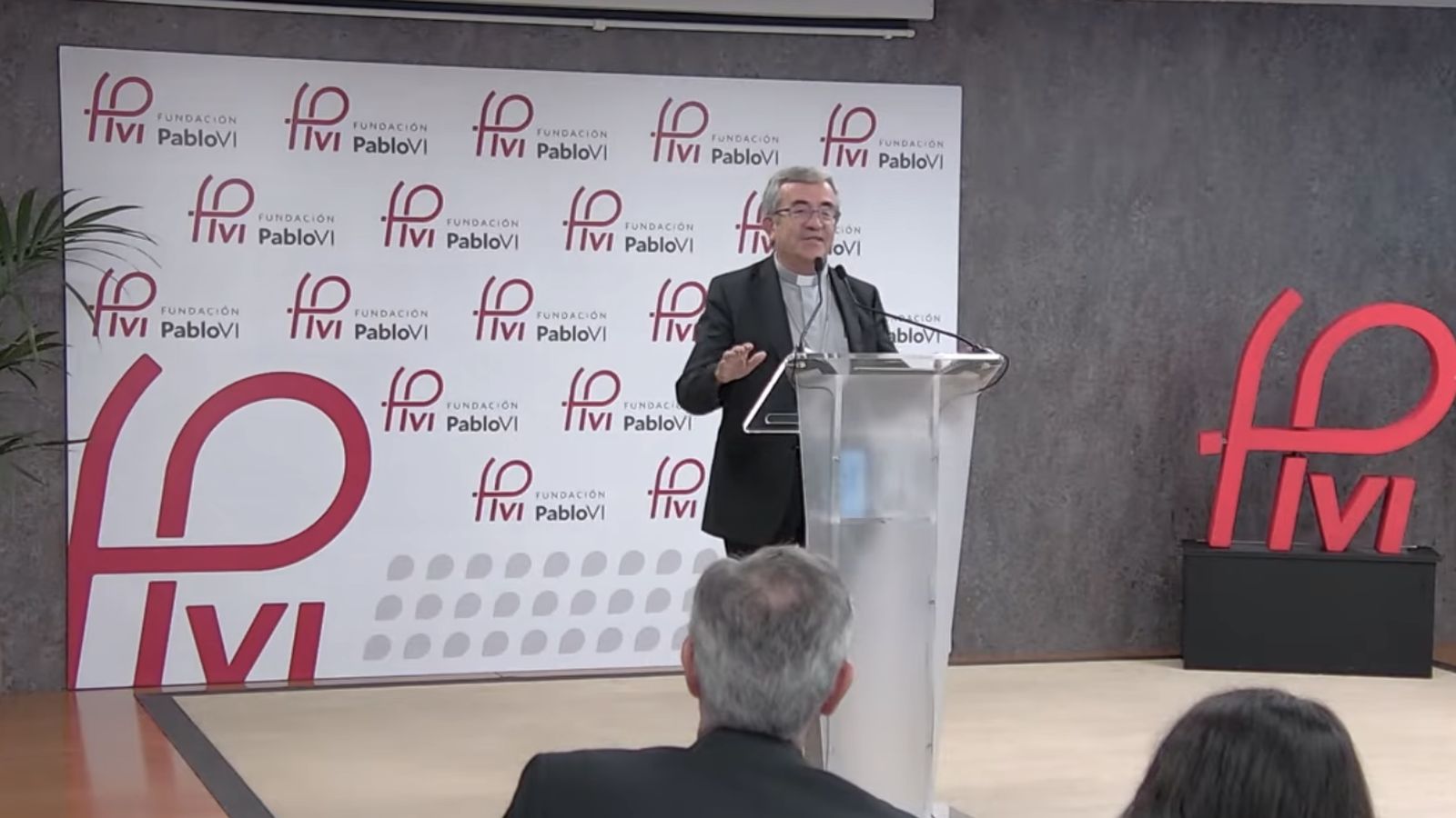 Argüello, durante su polémica intervención