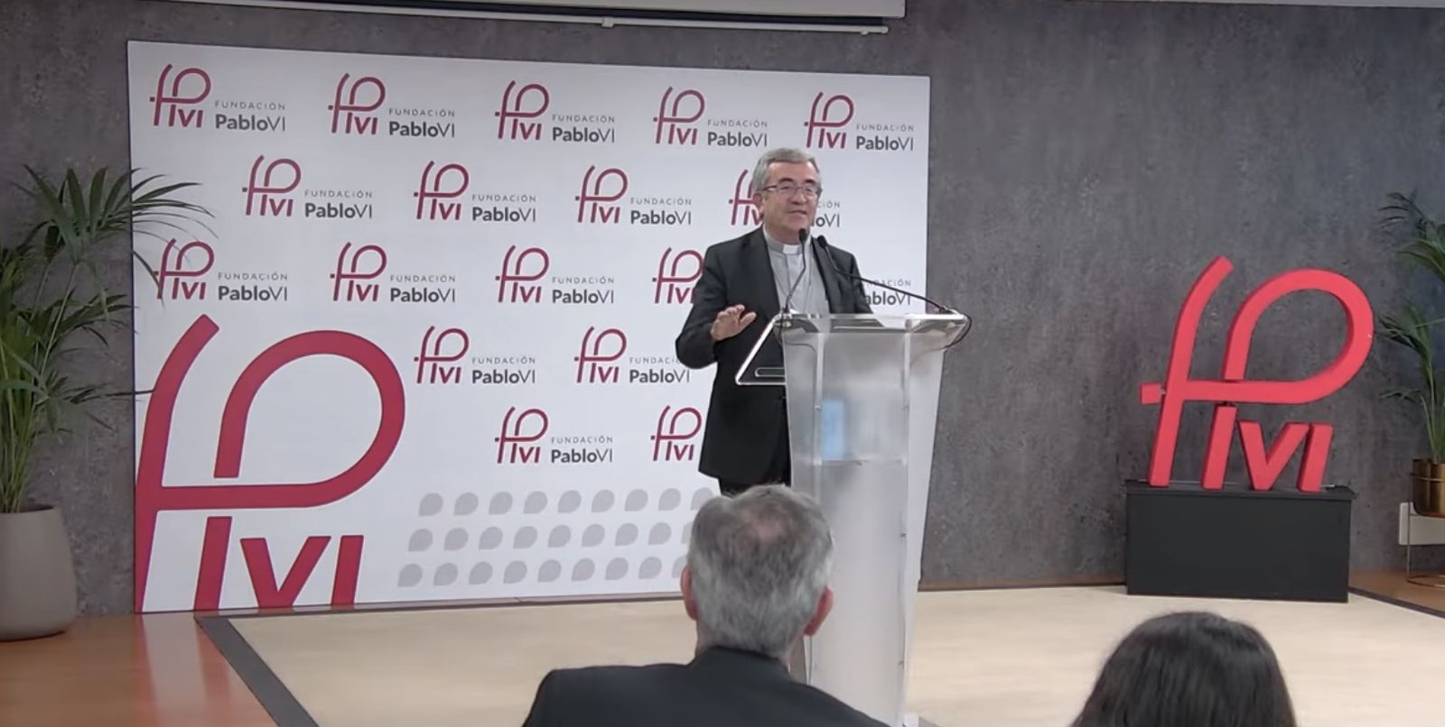 Argüello, durante su polémica intervención