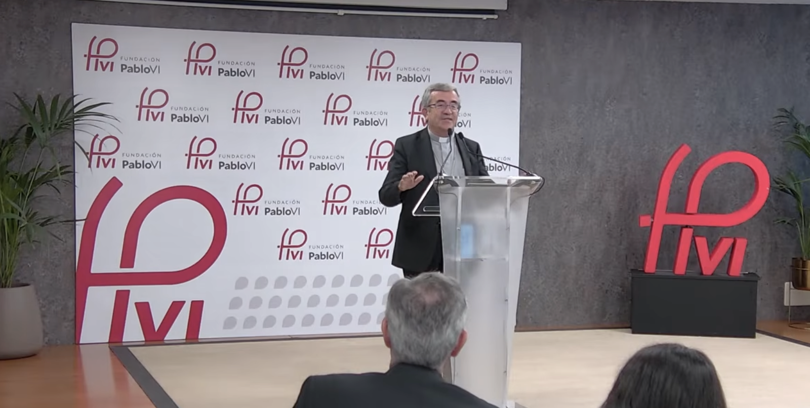 Argüello, durante su polémica intervención
