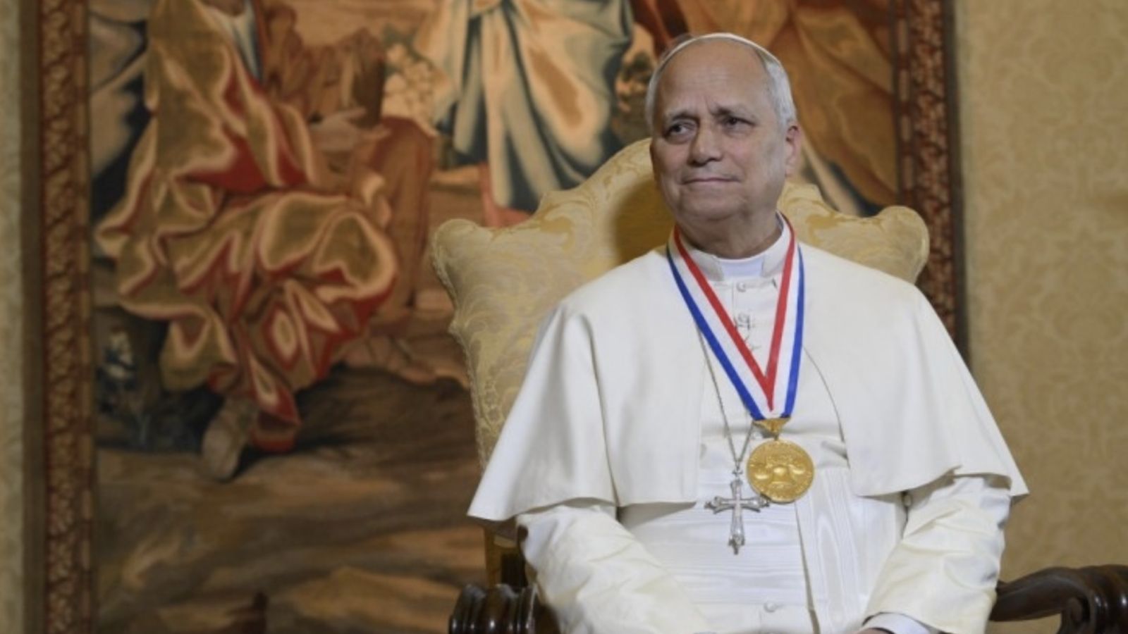 El Papa, en el acto de recepción de la "Liberty Medal"