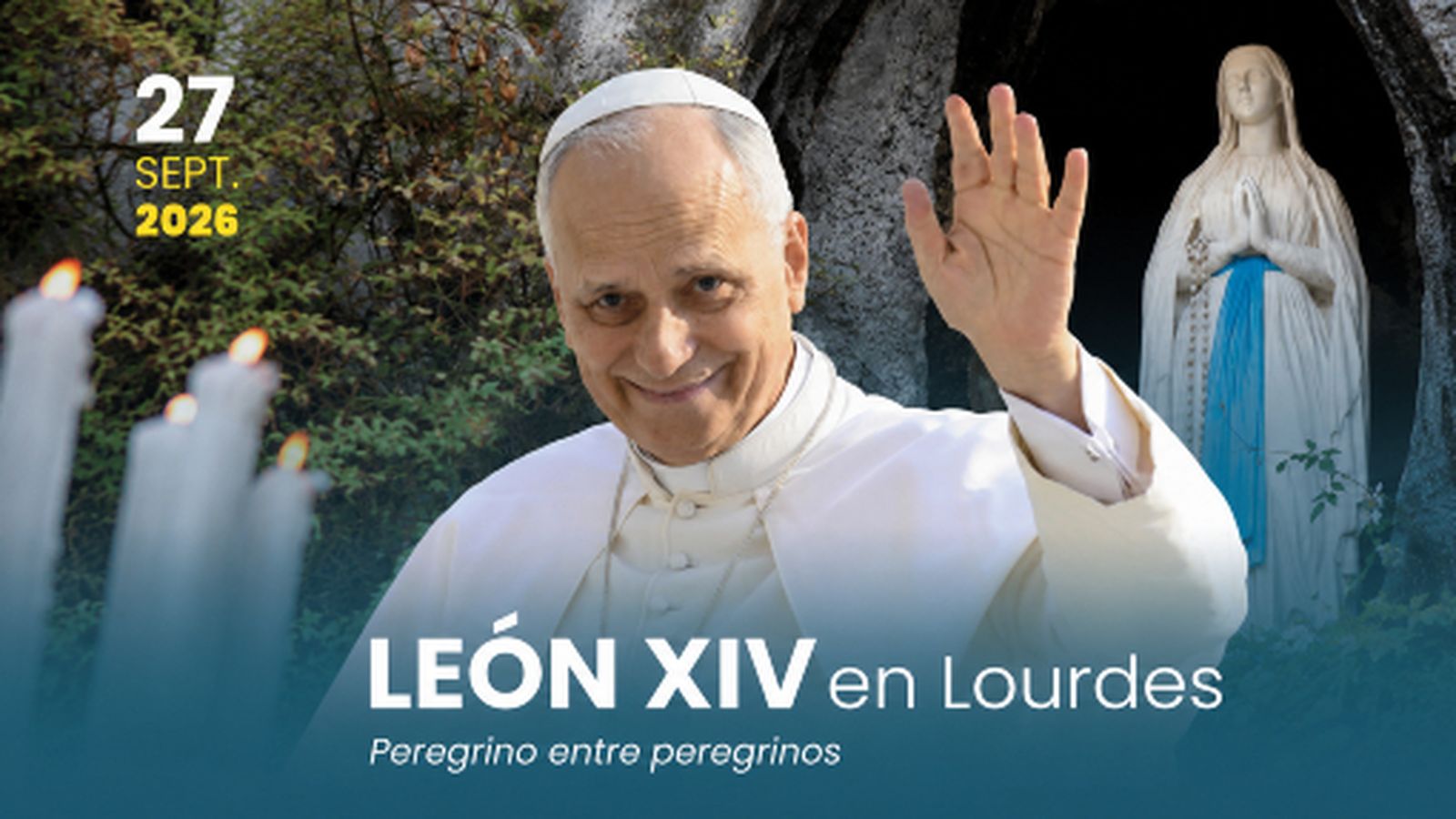 Visita de León XIV a Lourdes