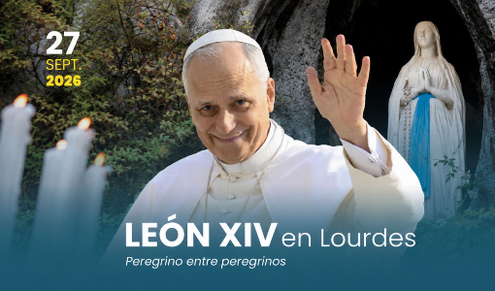 Visita de León XIV a Lourdes