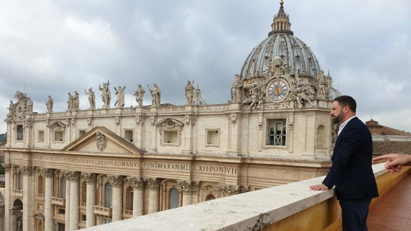 Santiago Abascal, en la Logia vaticana