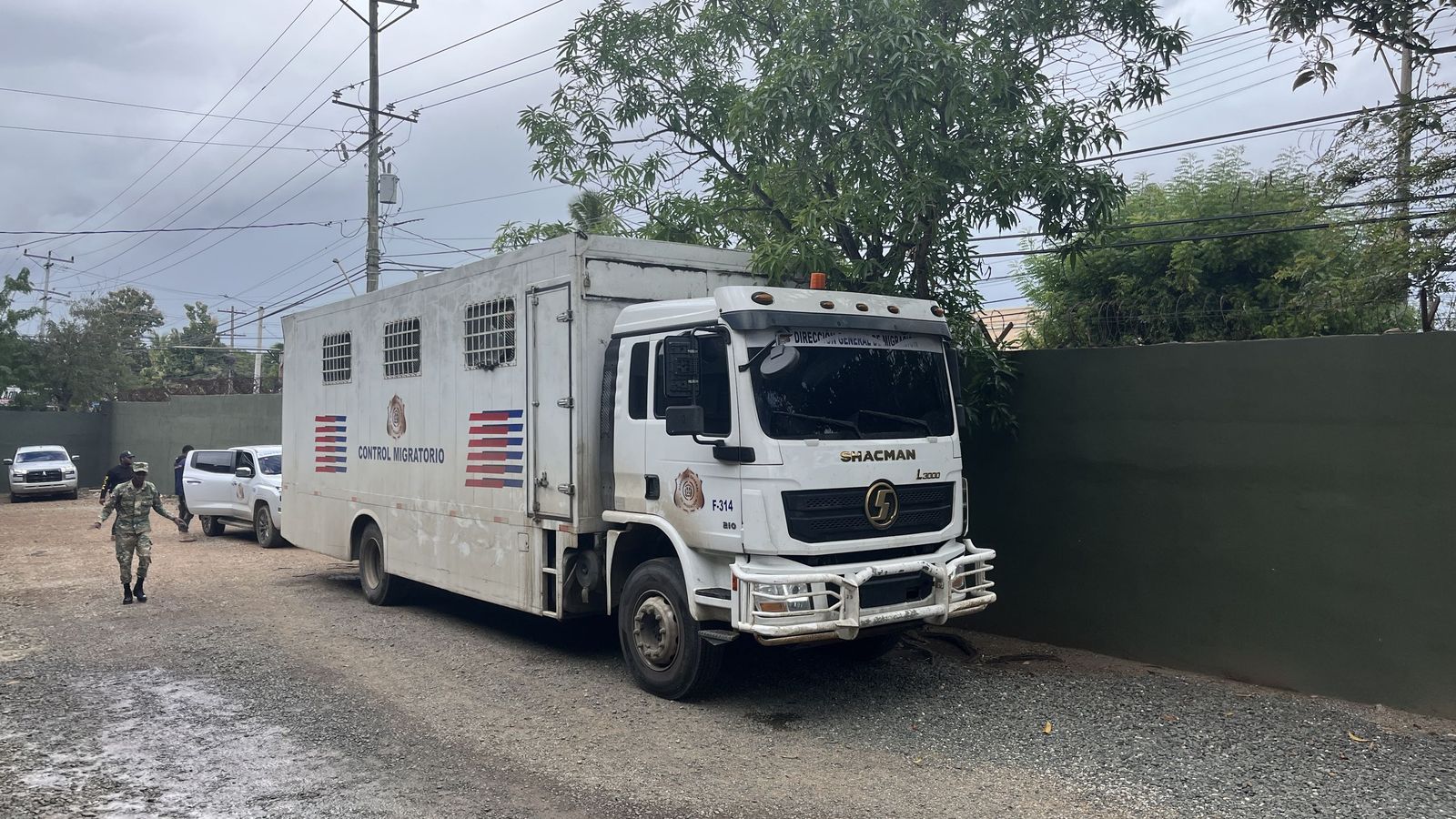 La camiona con 25 niños en El Seibo. República Dominicana