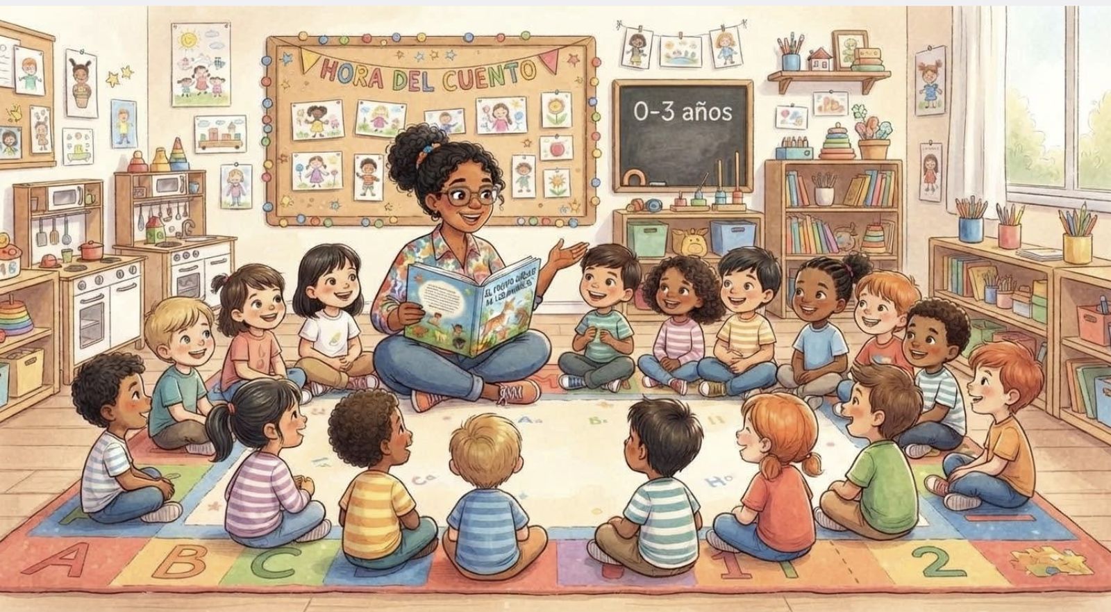 Imagen de una clase de educación infantil