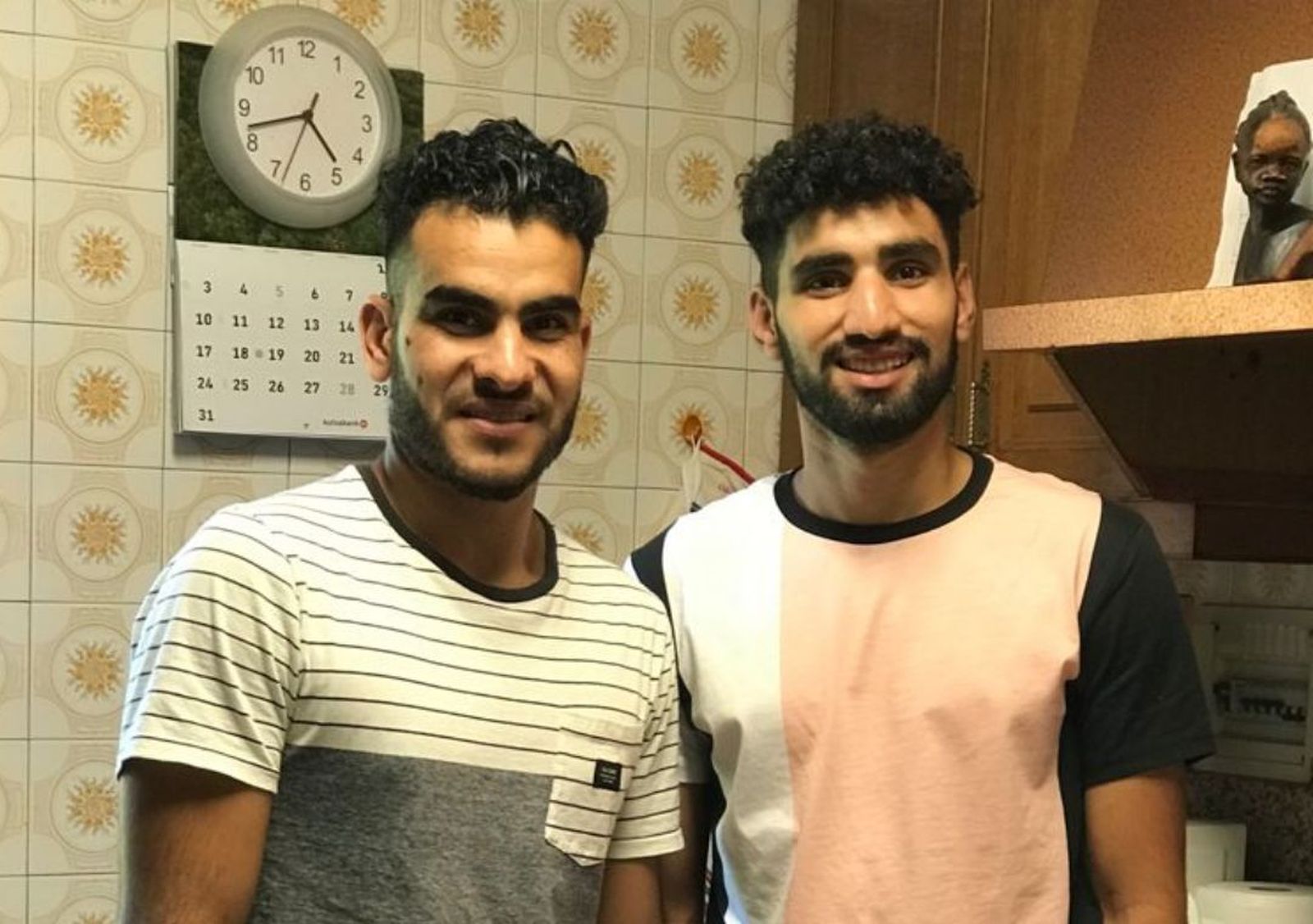 Lahcen Bendaoud y Khalid Oulghazi