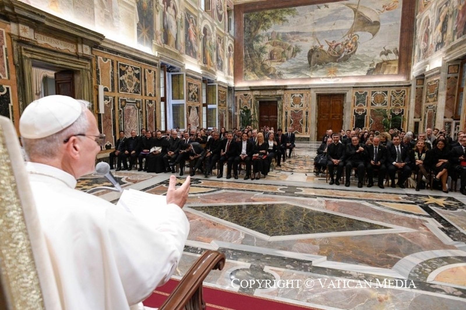 León XIV, con ODUCAL