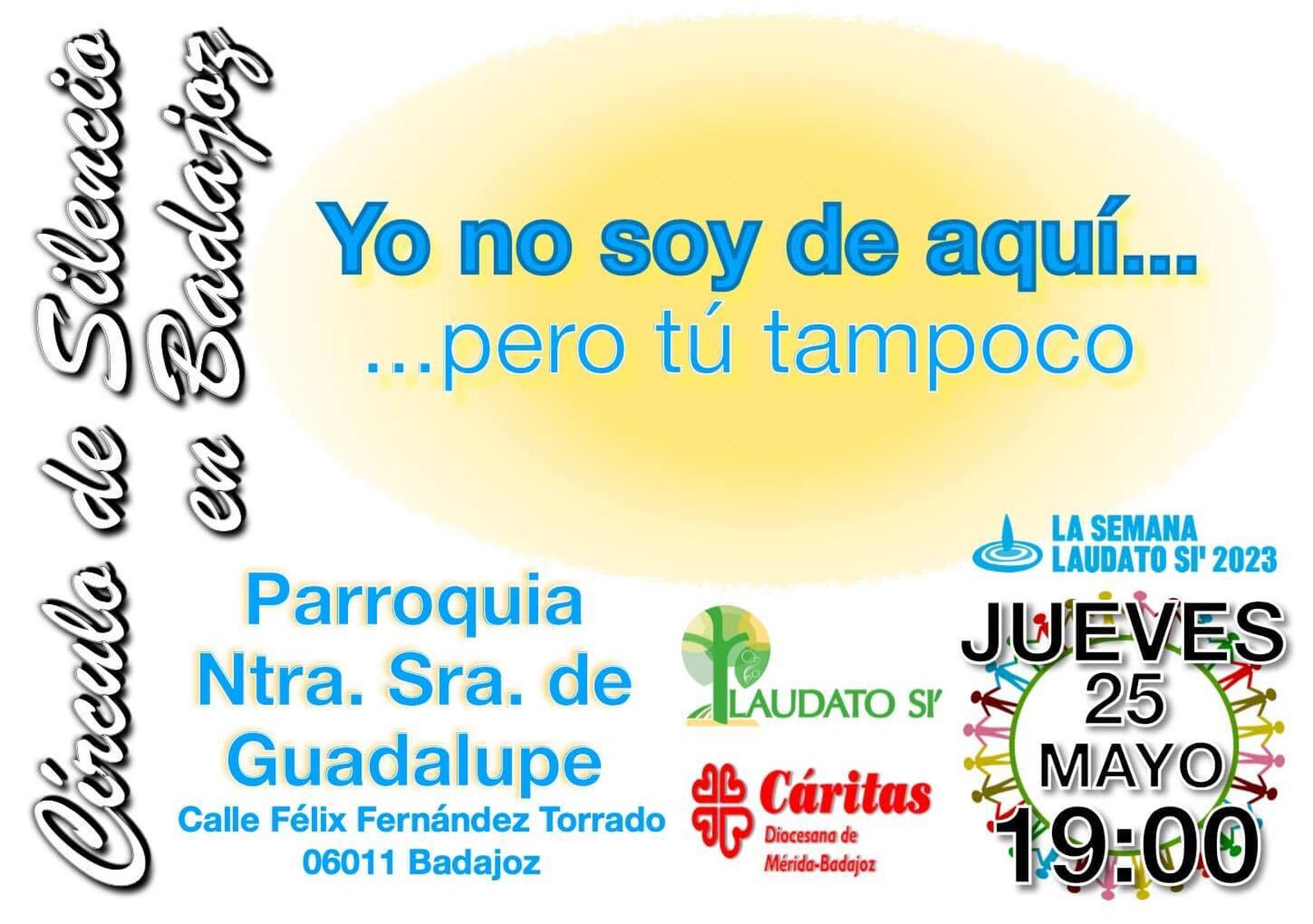 Círculo del silencio: "Yo no soy de aquí, pero tú tampoco". Cambio climático e inmigración