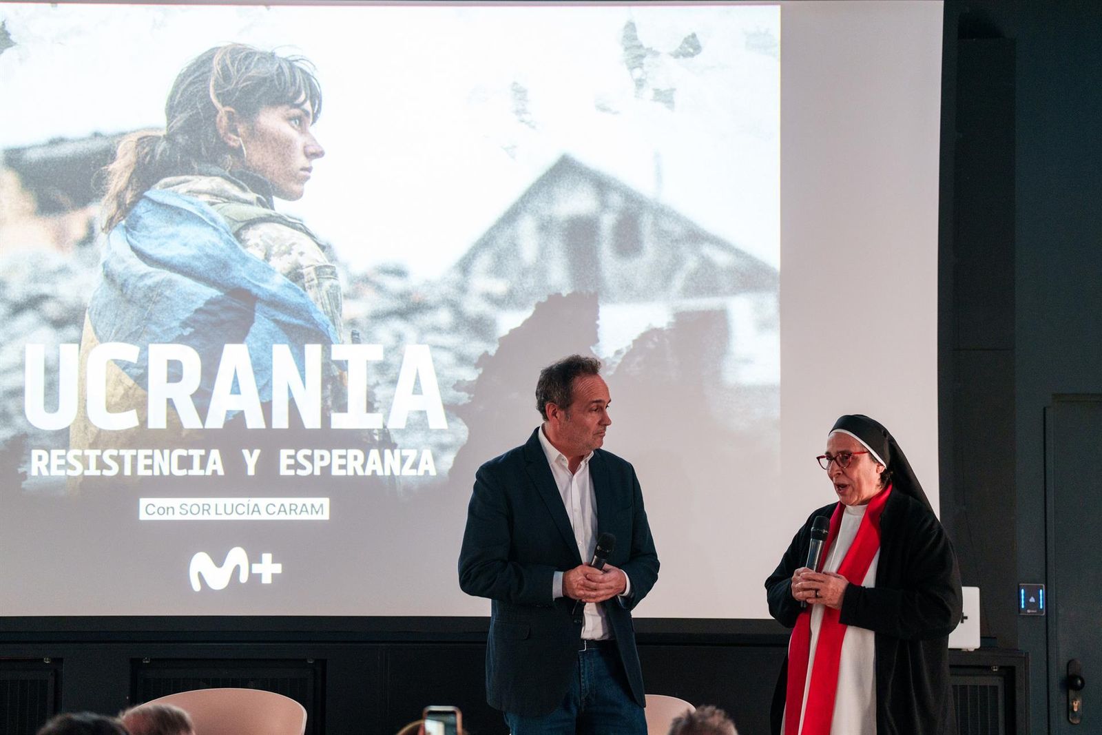 Sor Lucía, durante la presentación de su documental