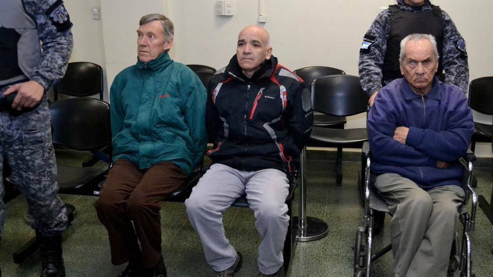 Armando Gómez, Horacio Corbacho, Nicola Corradi, los acusados del caso