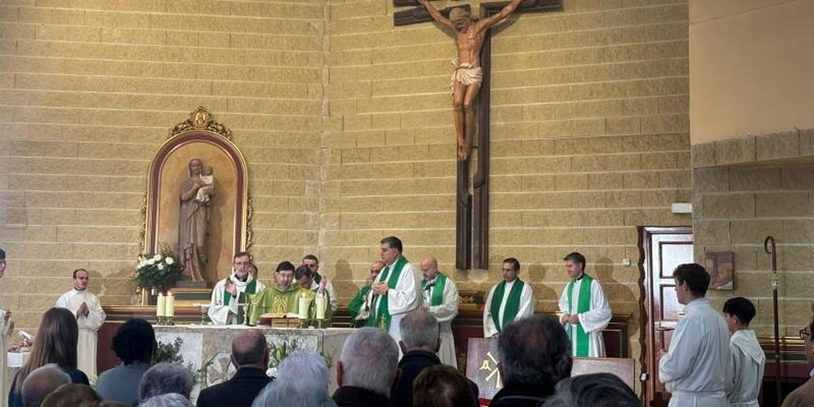 Cobo, en la misa de hoy