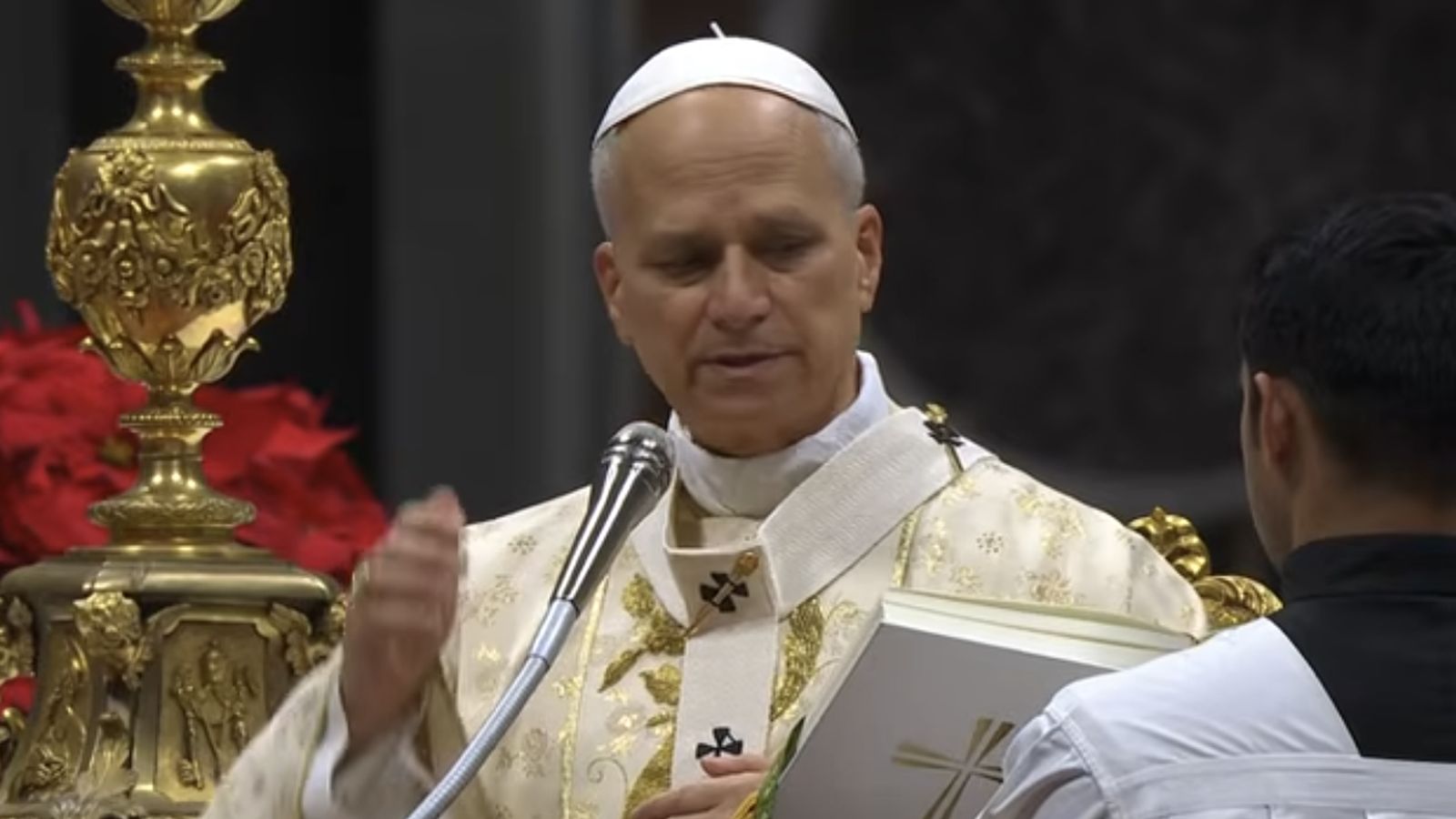 León XIV, en la misa de Navidad