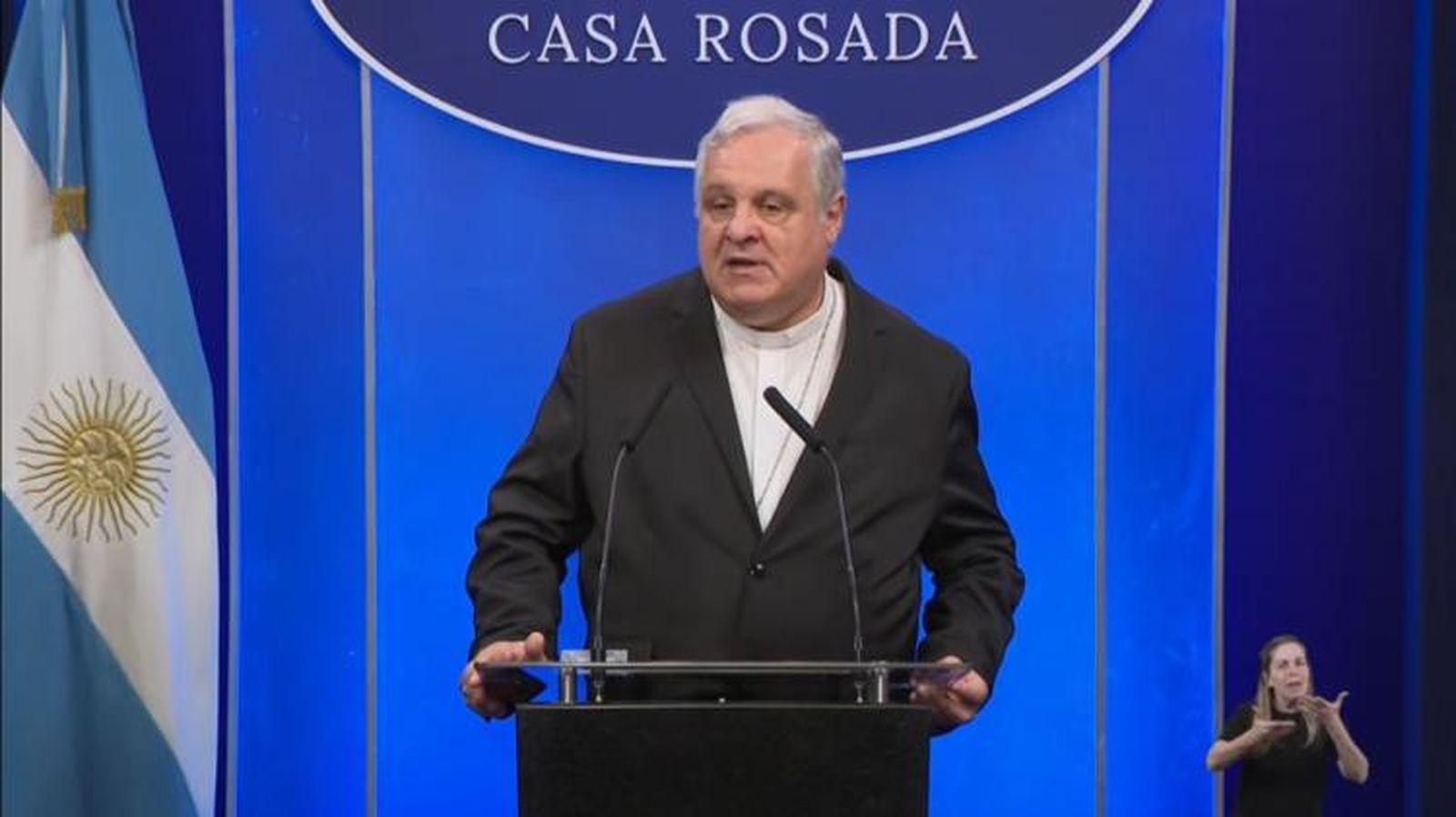 Monseñor Colombo, arzobispo de Mendoza y presidente de la Conferencia Episcopal Argentina