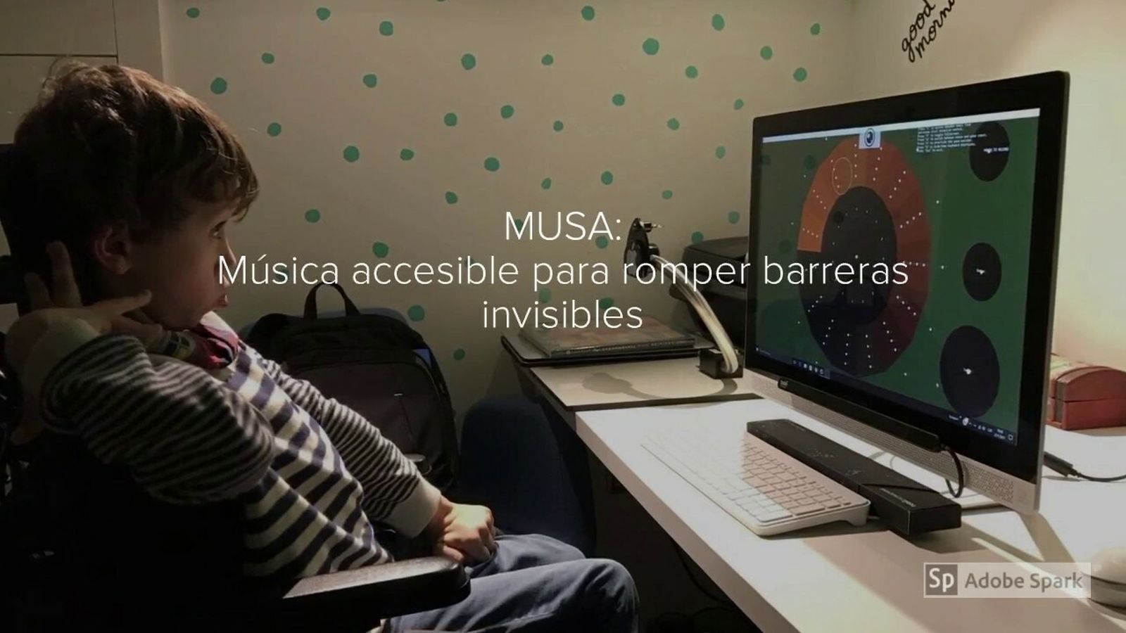 El cantante Antonio Orozco, impresionado con un niño que hace música con los ojos