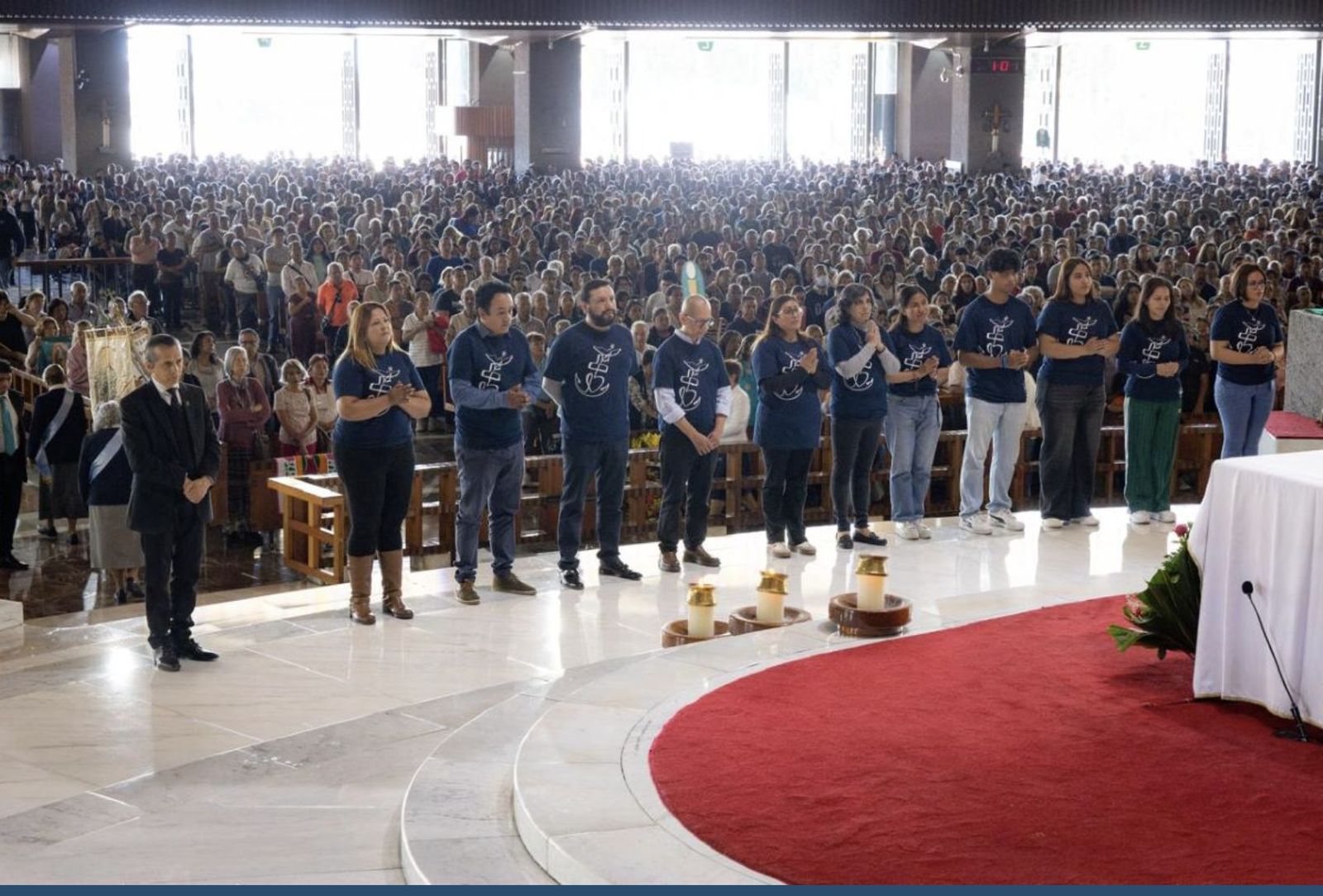 Aguiar envió a los primeros misioneros de la Megamisión 2025