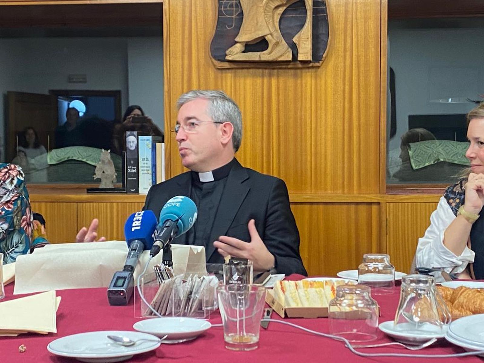 Fernando Prado, durante su encuentro con la prensa