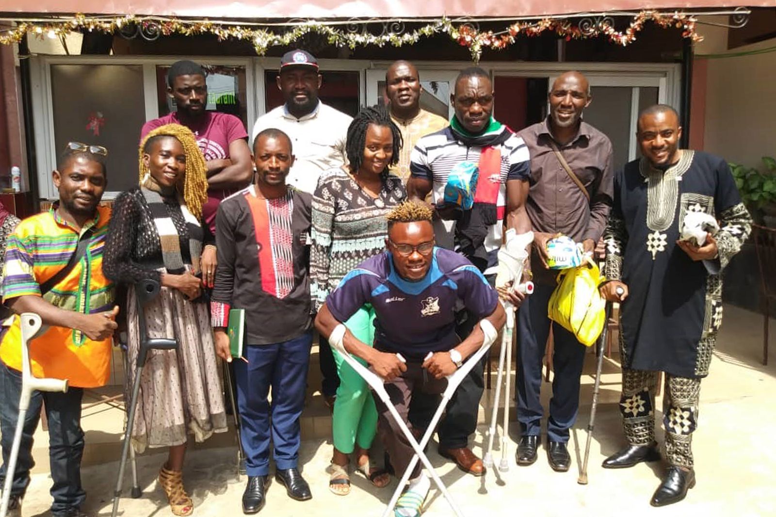 Algunos de los beneficiarios