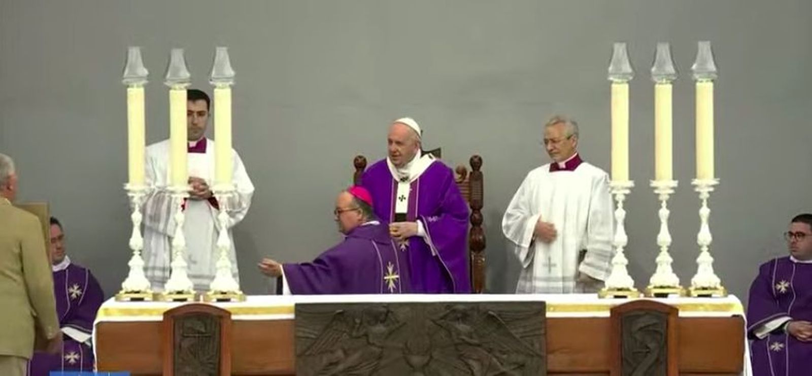 Scicluna, con Francisco