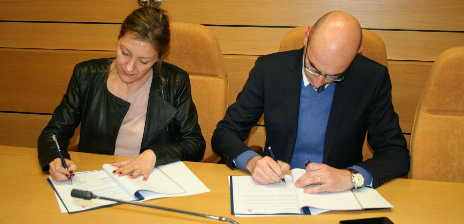 Firma del acuerdo entre Cáritas y la Fundación Pablo VI