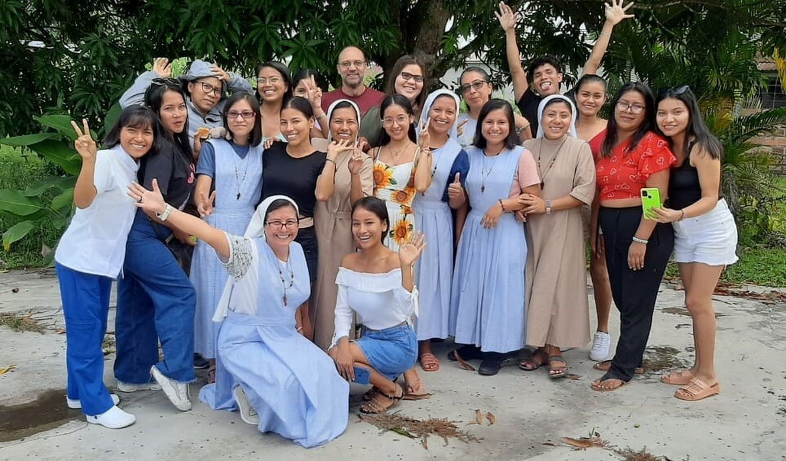 Jóvenes del Vicariato San José del Amazonas en Punchana (Iquitos)