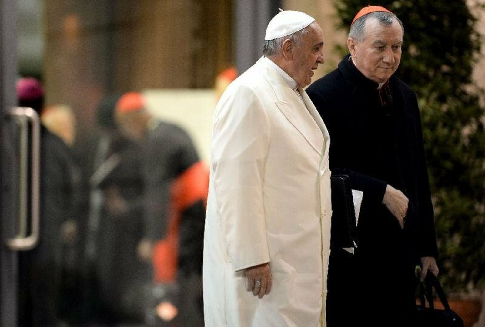 Parolin, con el Papa Francisco