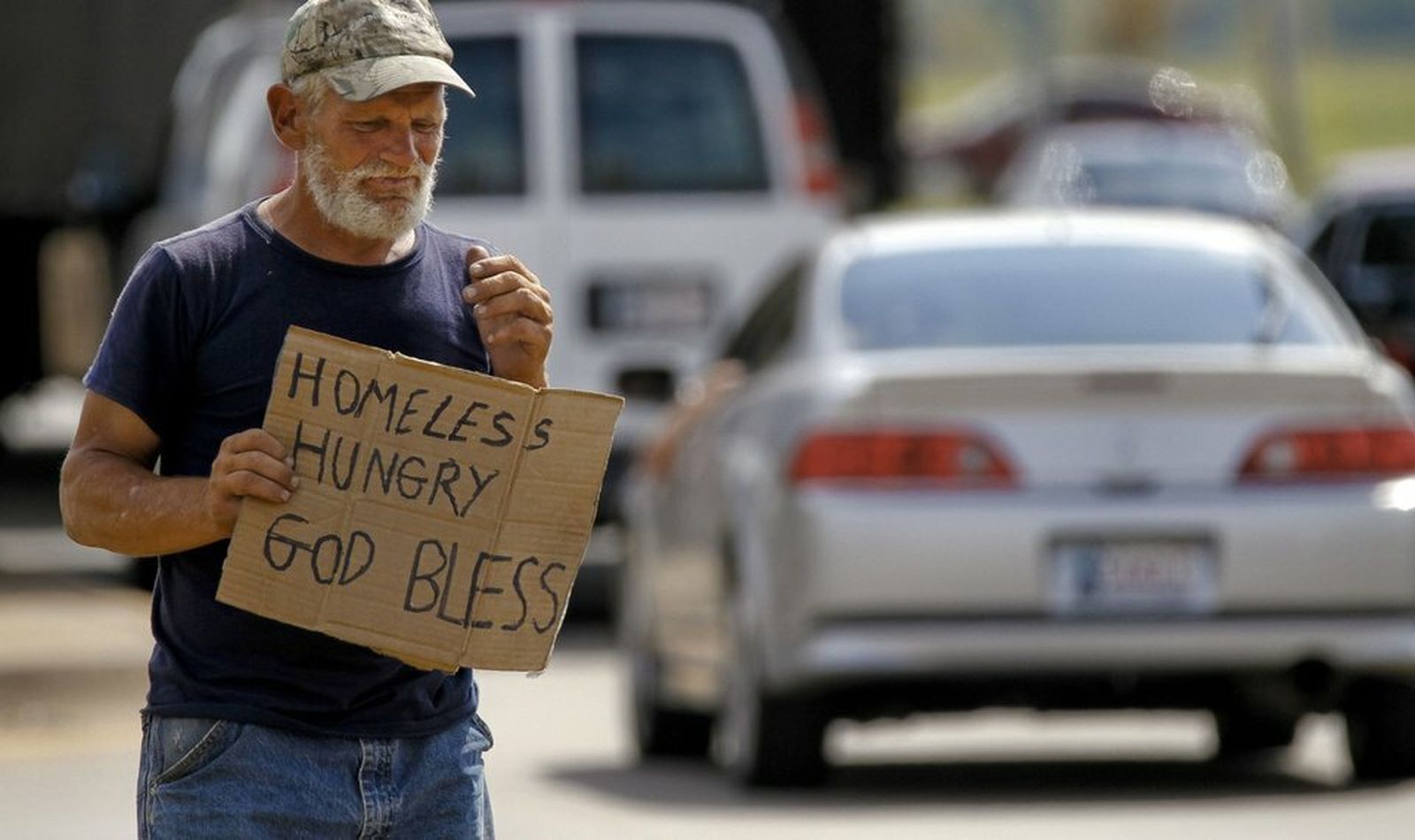 Mendigo en California