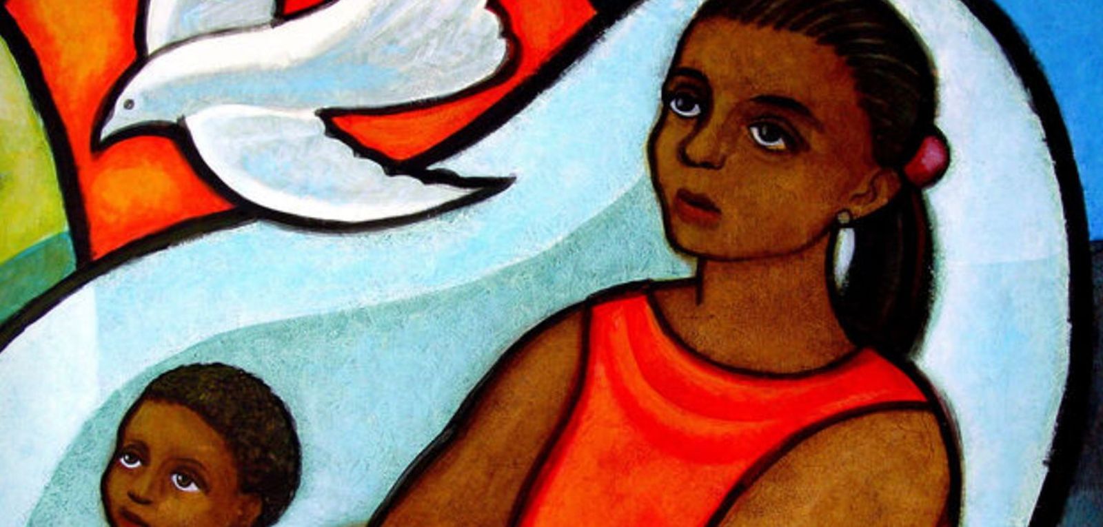 Detalle de una obra de M. Cerezo