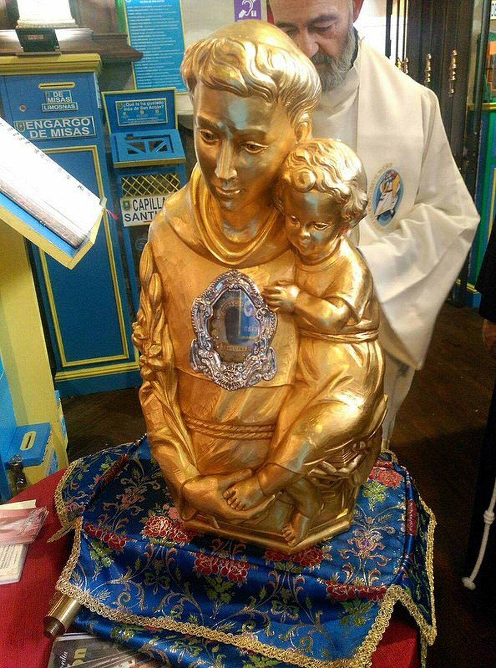 S. Antonio de Padua en la parroquia de S. Antón