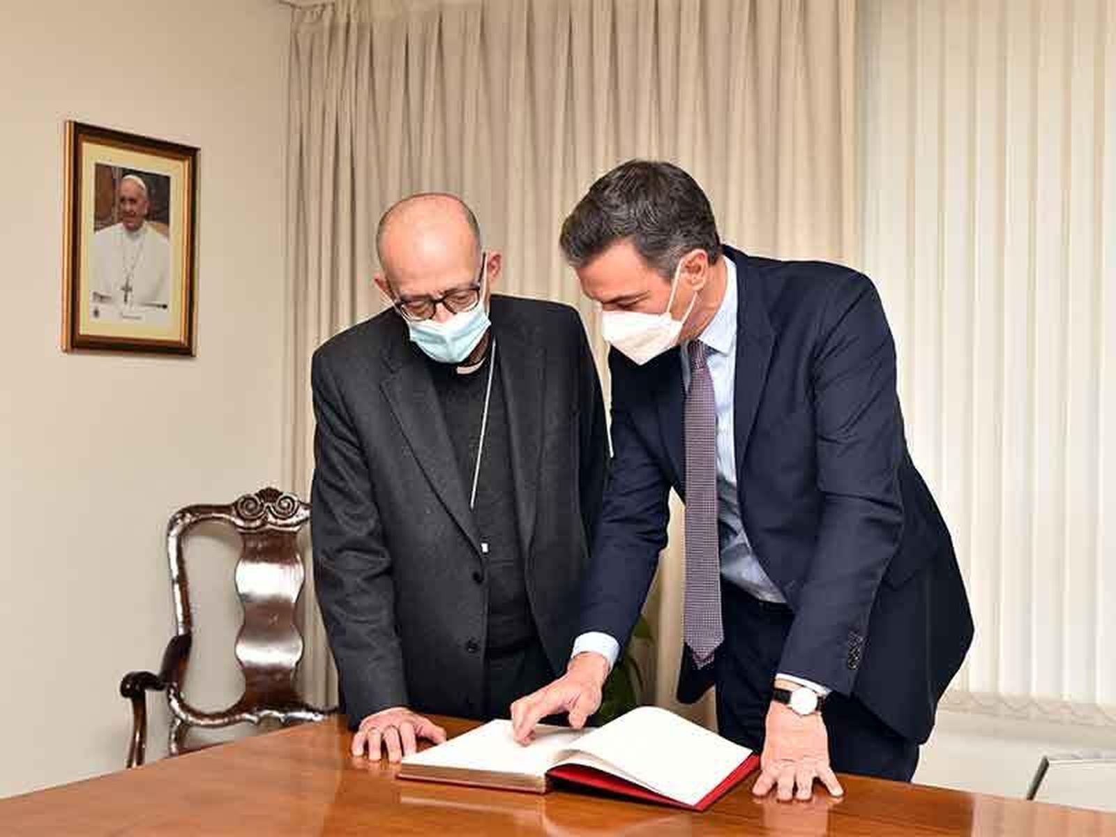 Omella y Sánchez, en la CEE