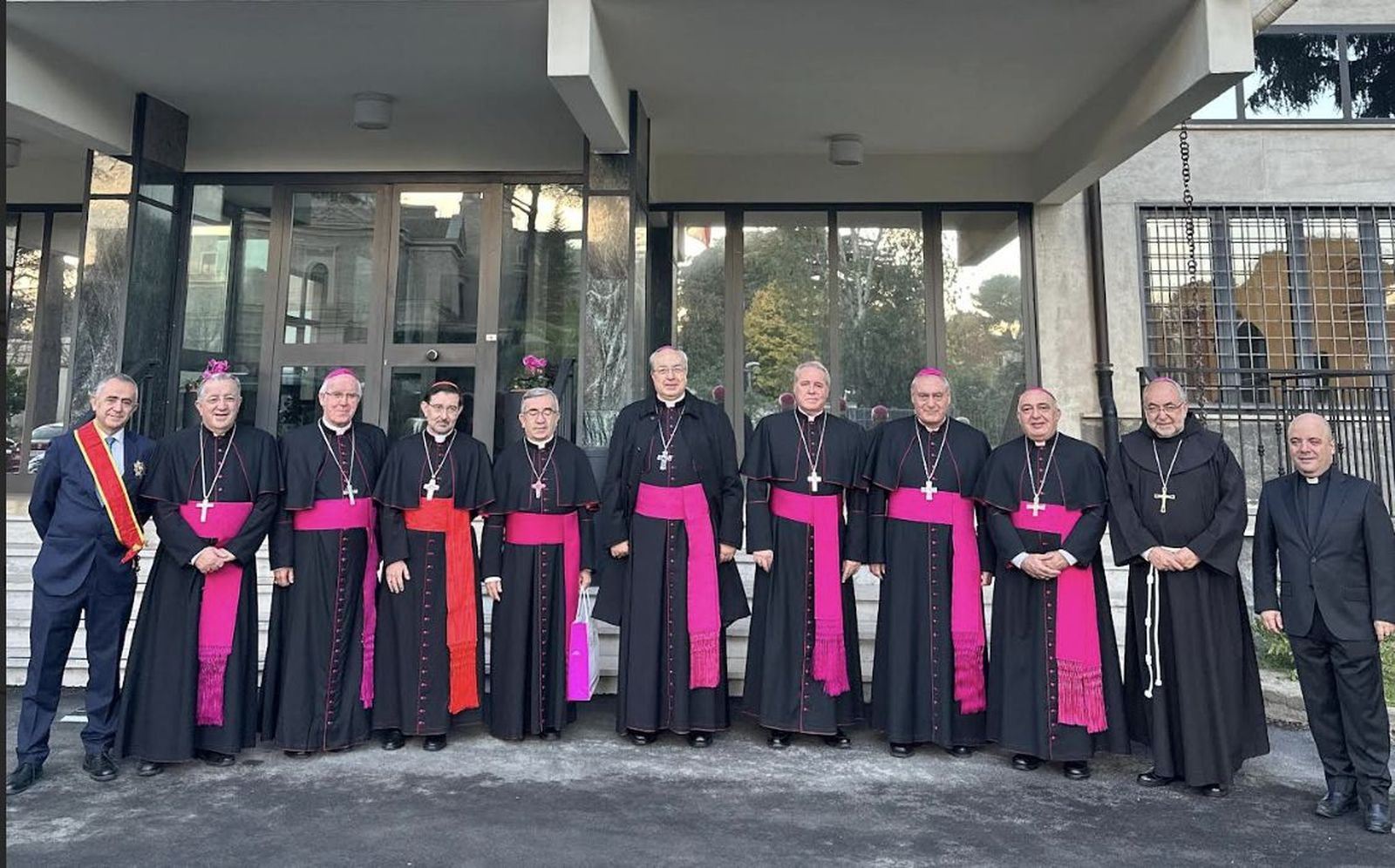 Obispos en el Colegio español de Roma