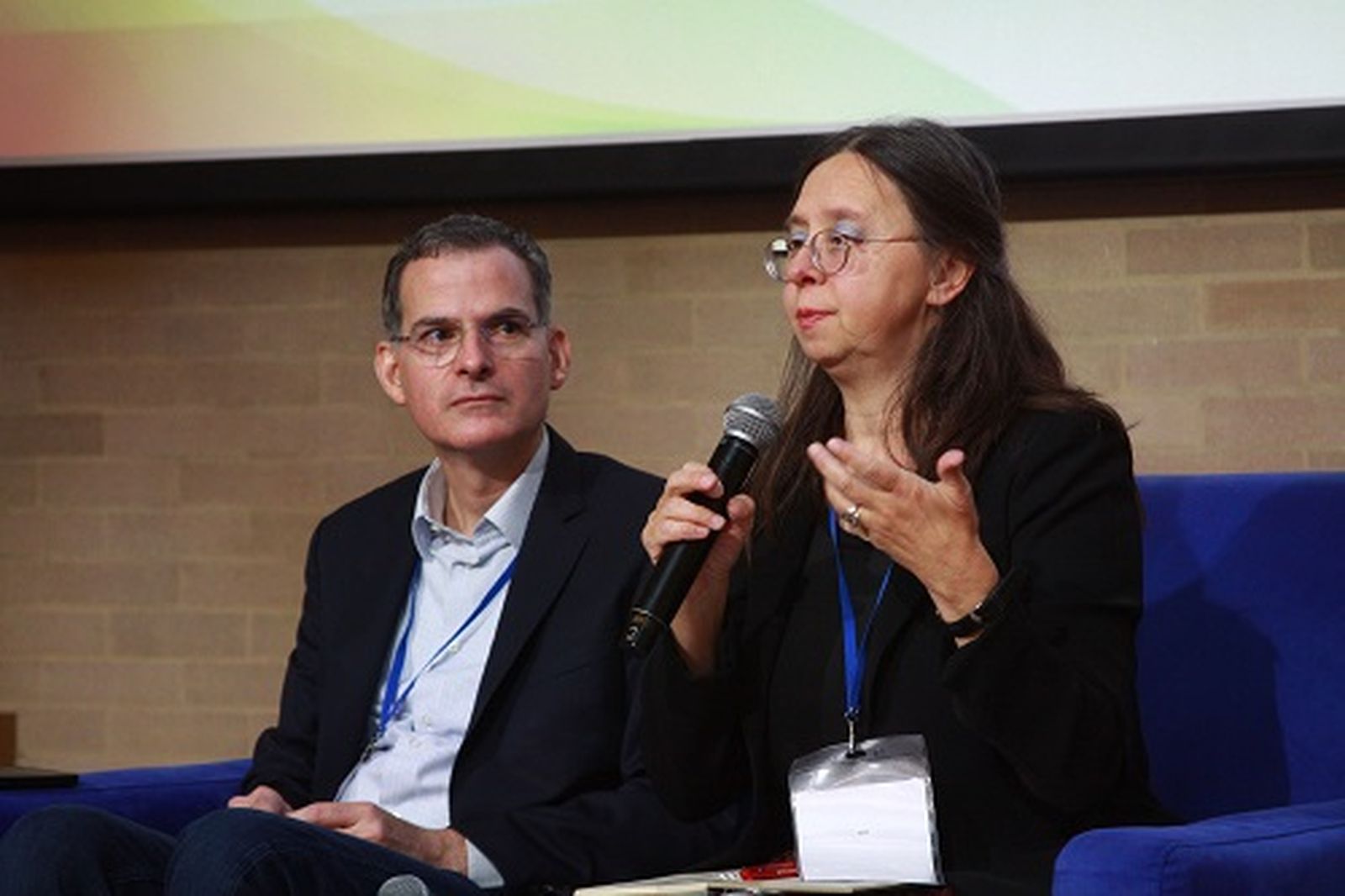 Rafael Luciani y Serena Noceti