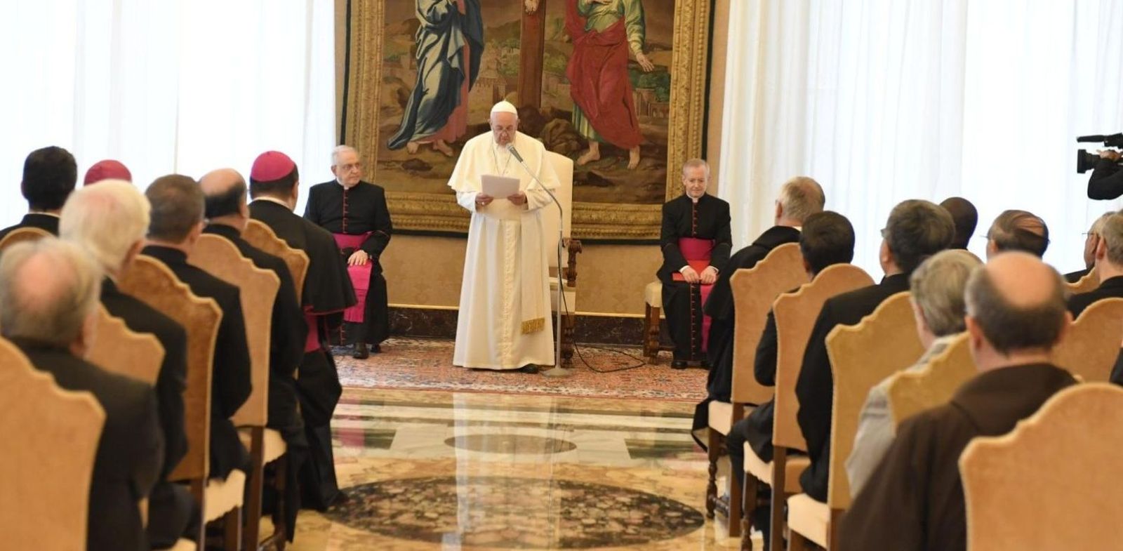 AUdiencia del Papa a la comisión teológica internacional