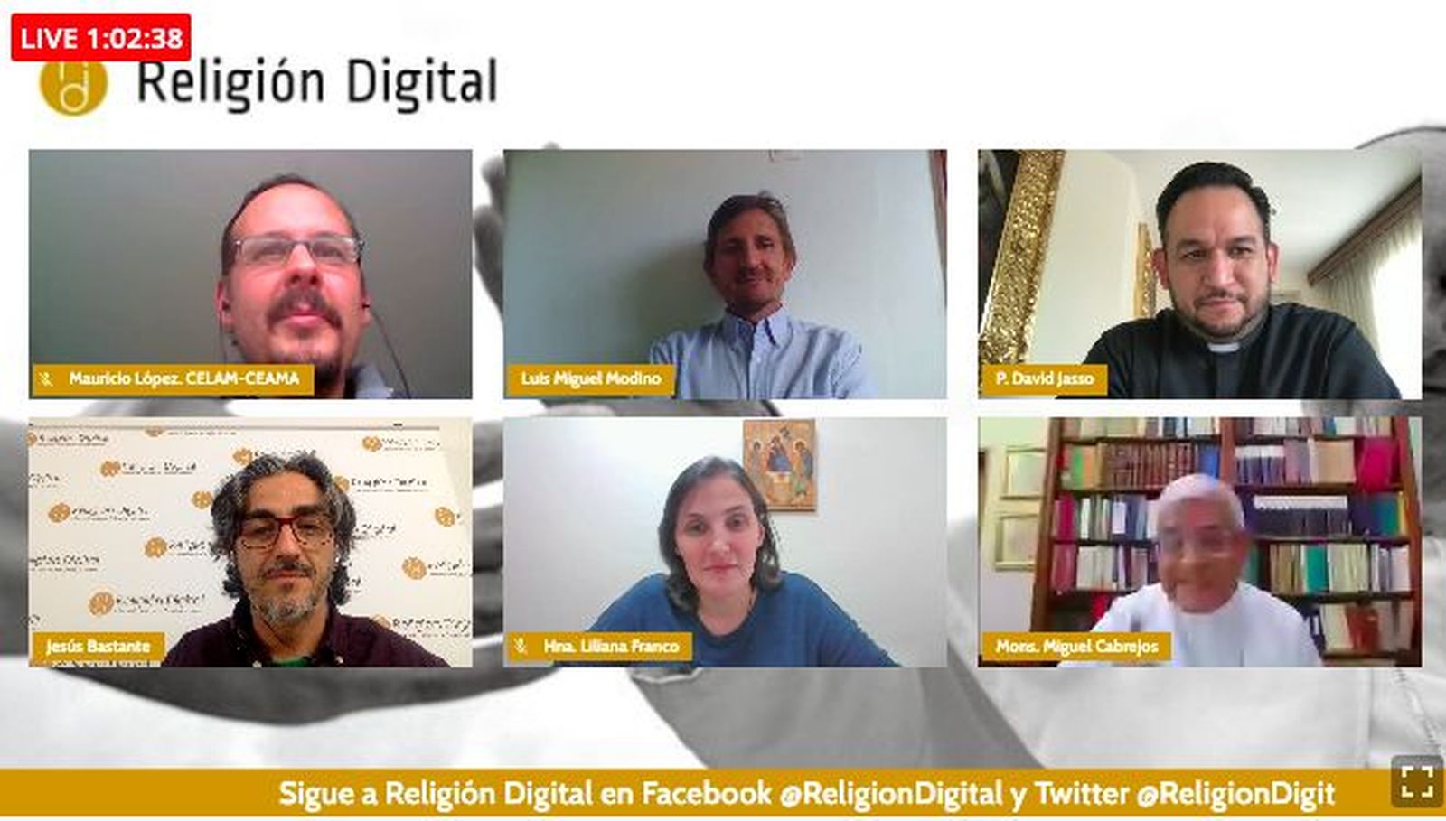 Panel de participantes