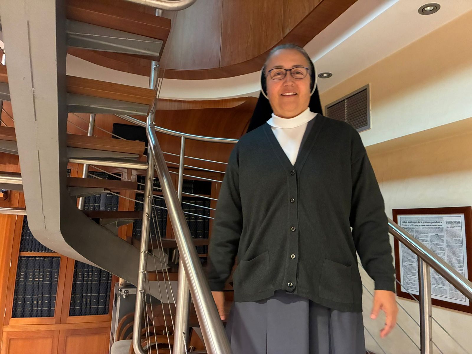 La hermana Sandra Ramos, en Madrid