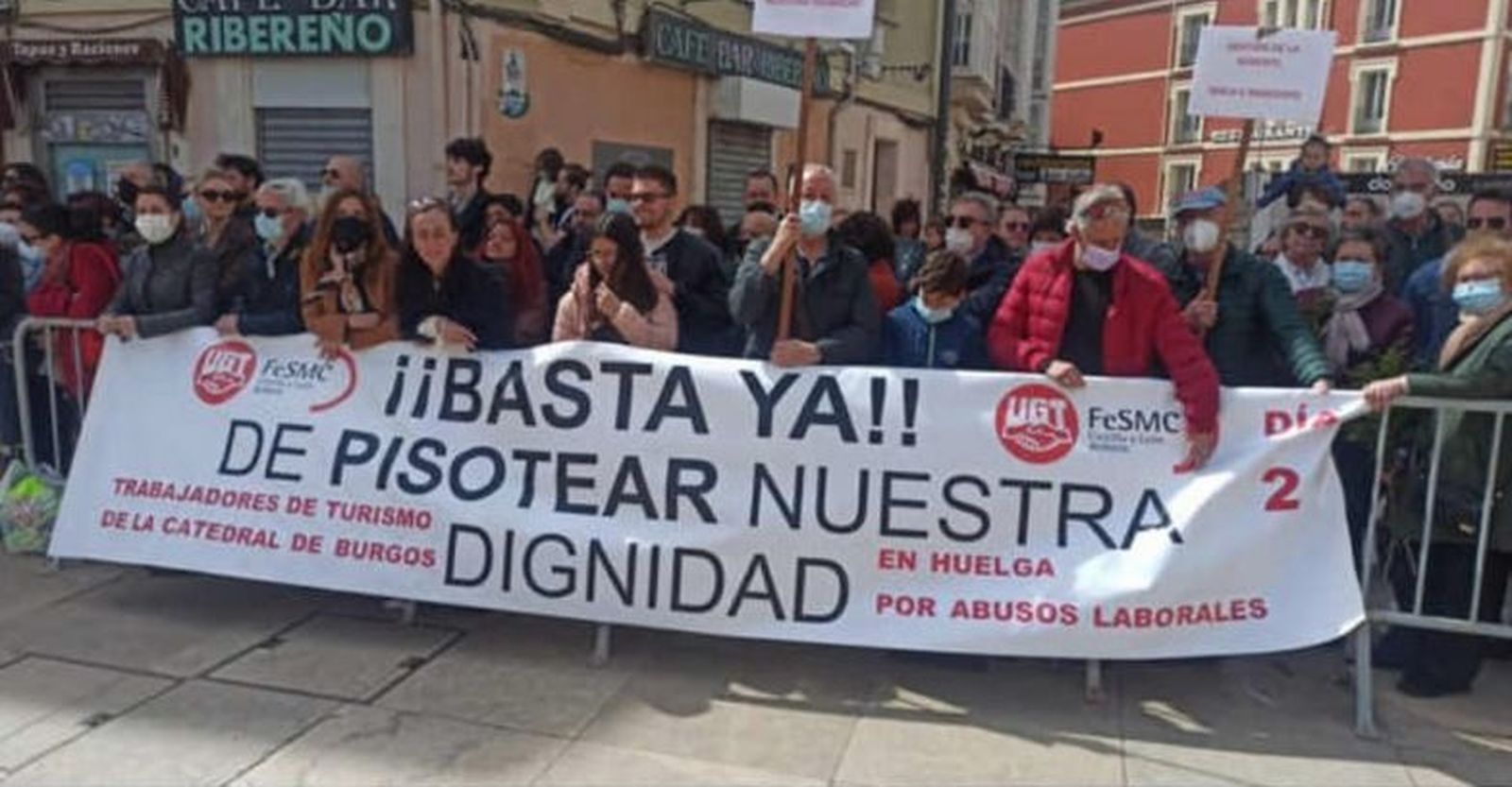 TRabajadores de la catedral de Burgos