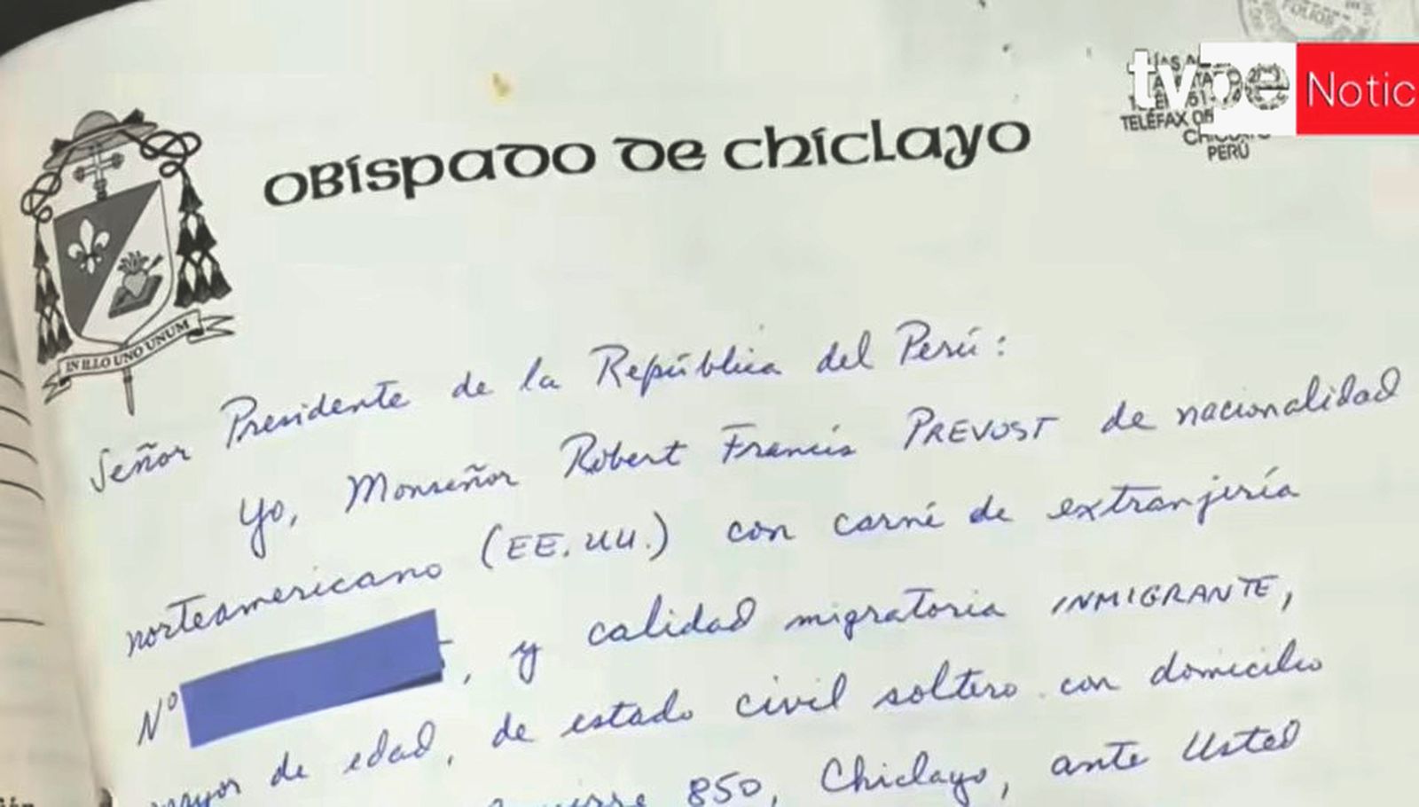 Carta de prevost al presidente de Humala