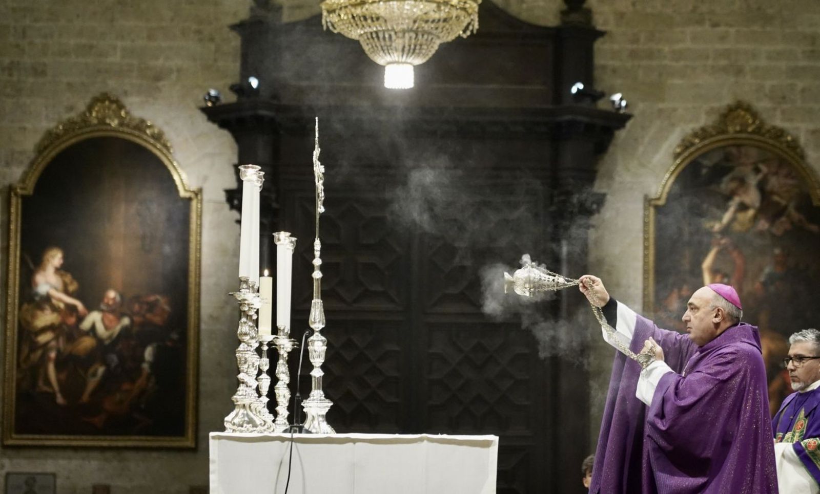 Benavent, en el funeral