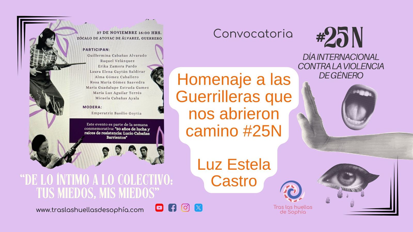 Homenaje a las Guerrilleras que nos abrieron camino