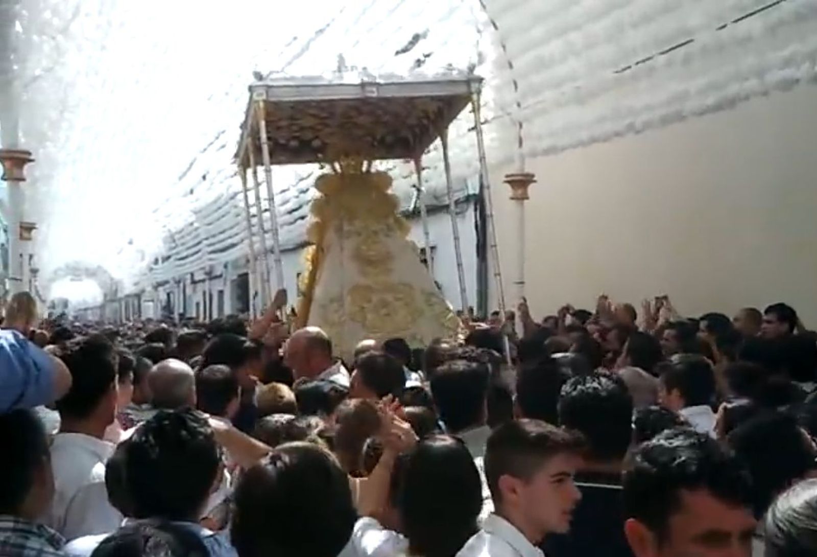 Salida Virgen del Rocío, esta mañana