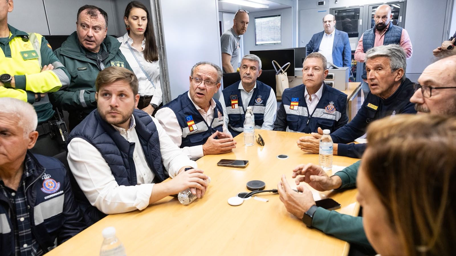 García-Page, en el Centro de Control