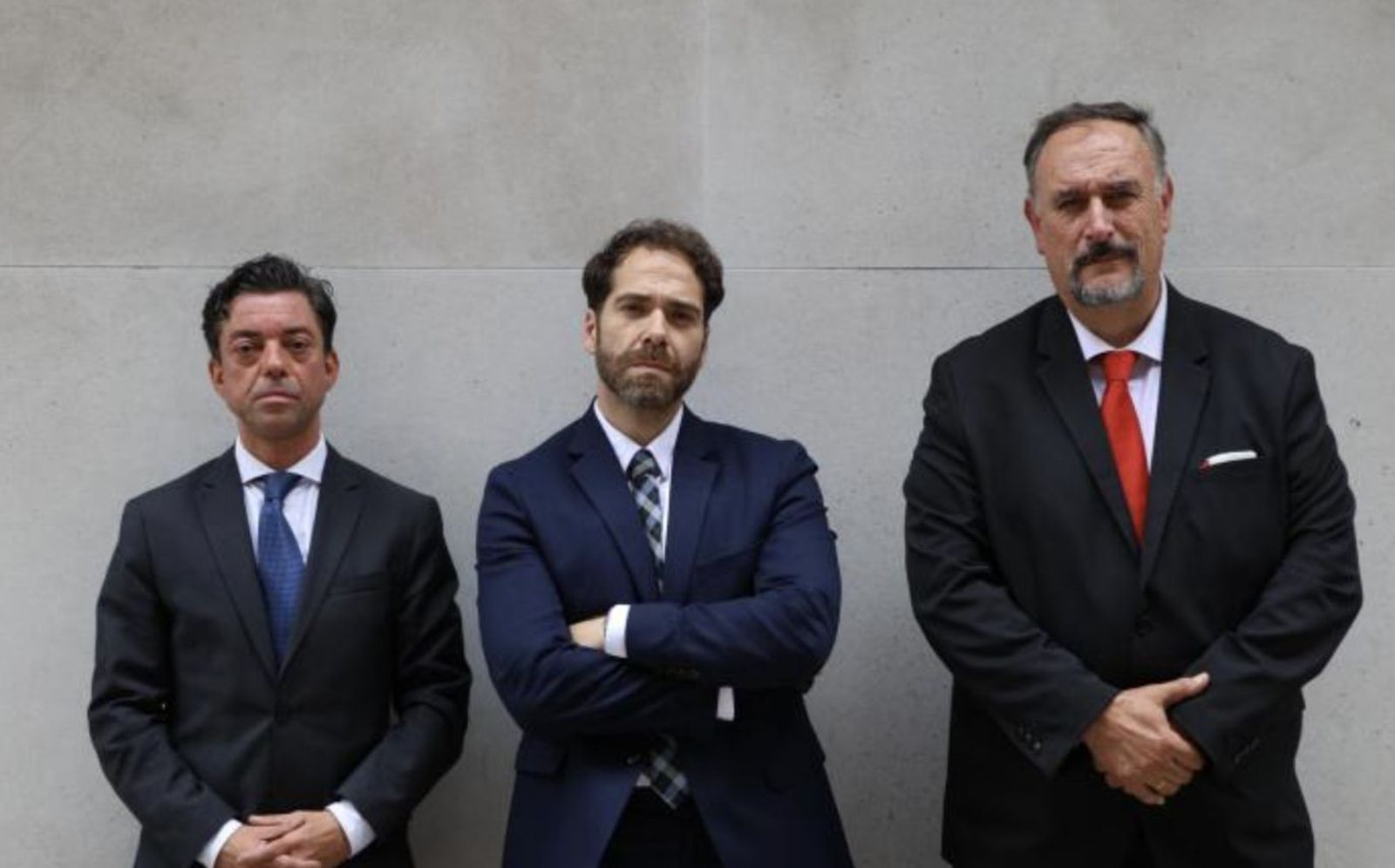 De izquierda a derecha, Alejandro Suárez de Sarabia Asociados, José Santos de Blas de GTRS y Diego Sarabia de Sarabia Asociados