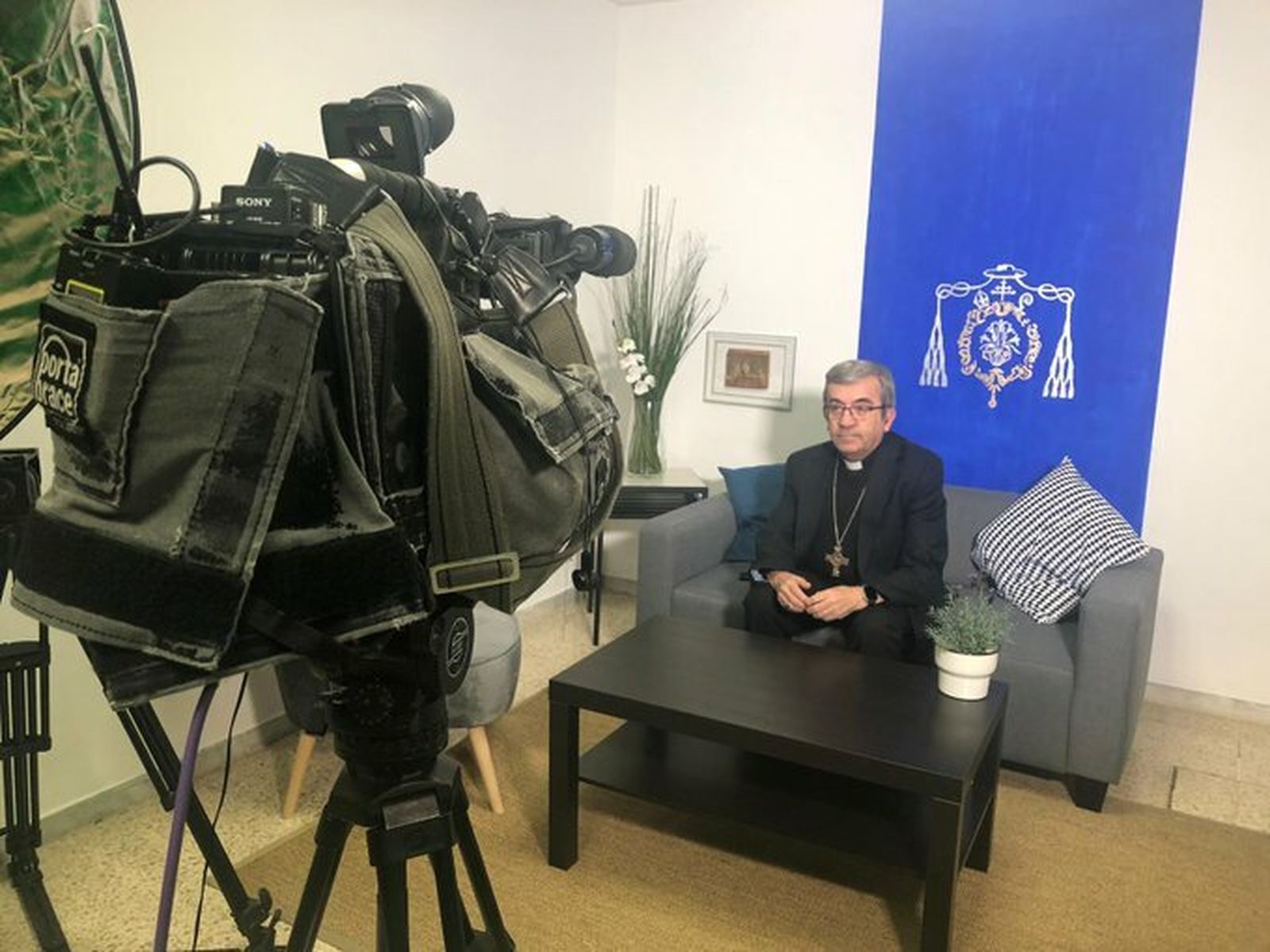 Luis Argüello, durante su entrevista en Radio Televisión Castilla y León