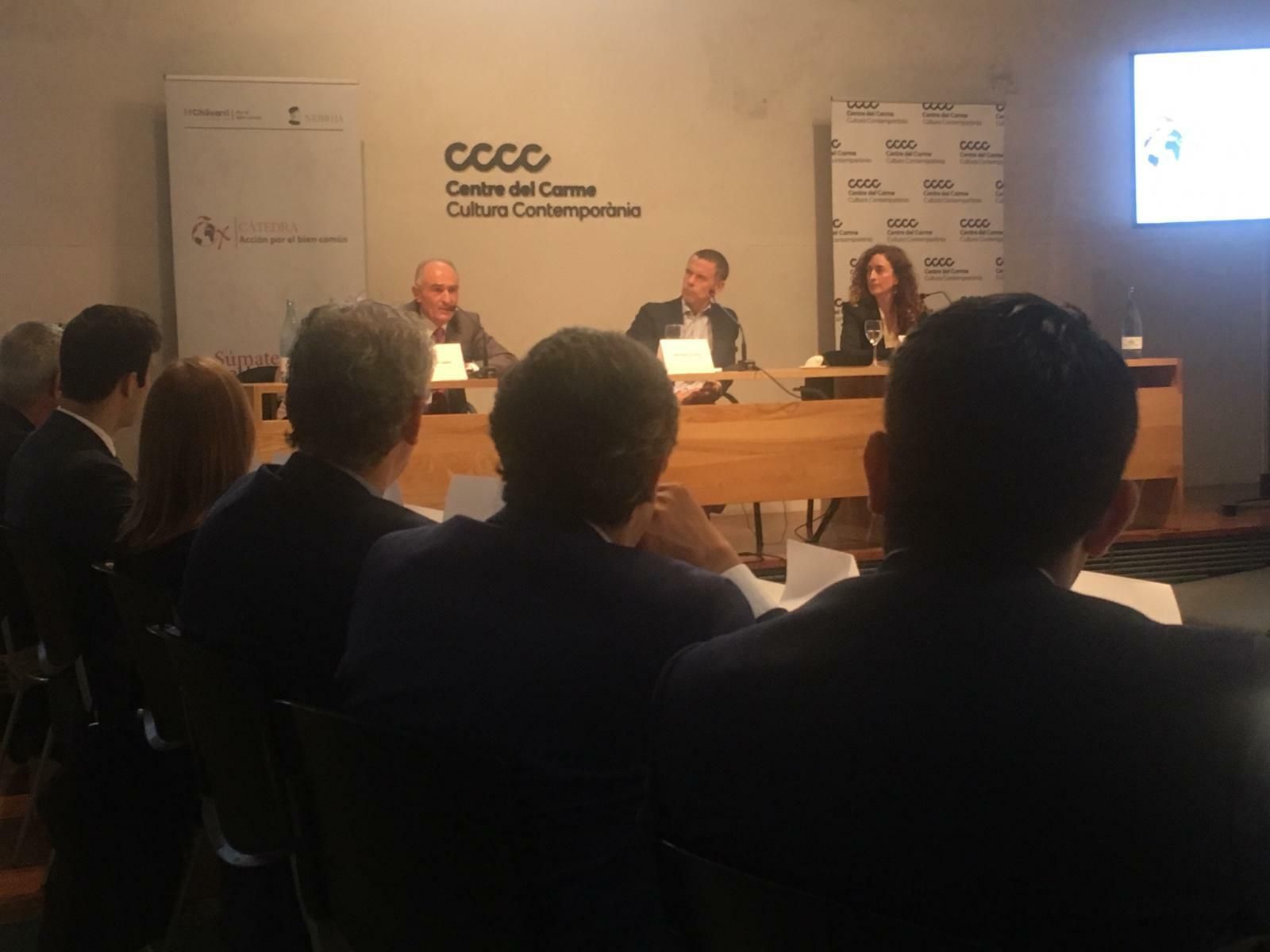 David López Royo, junto a Santiago Budría