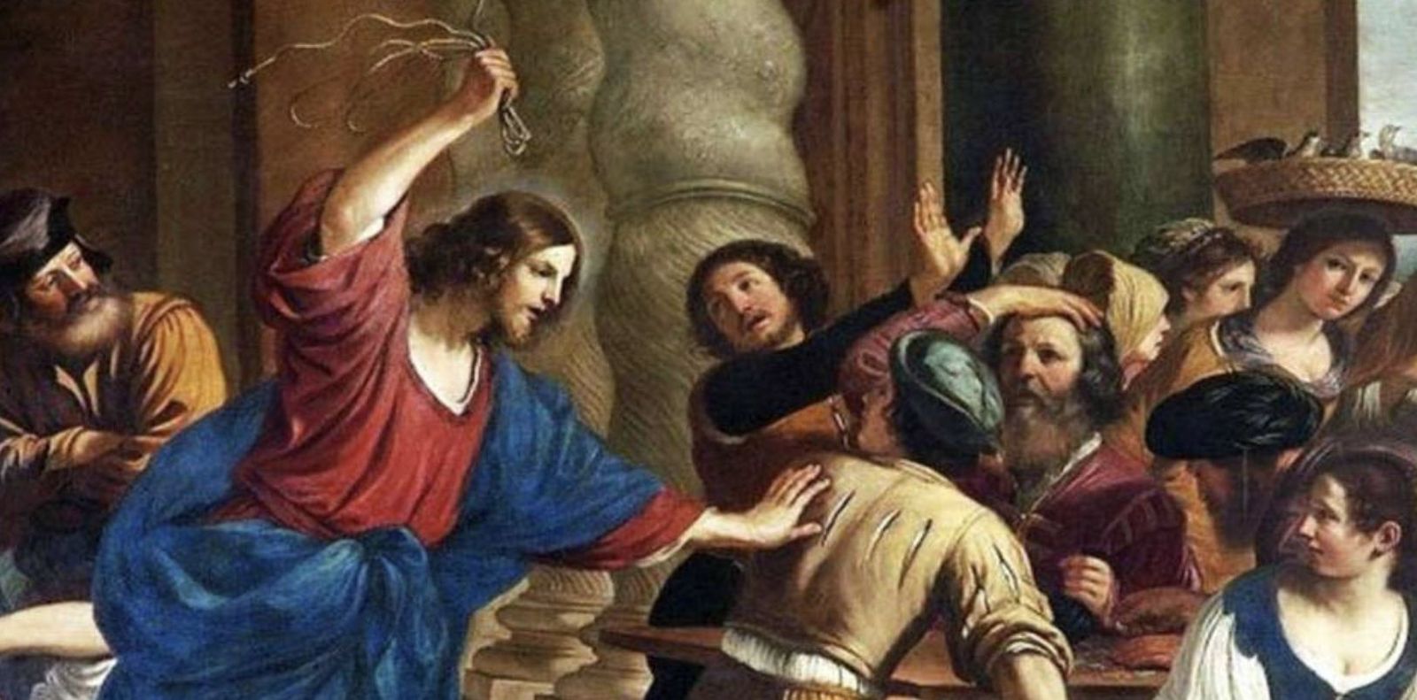 Jesús y los mercaderes del templo