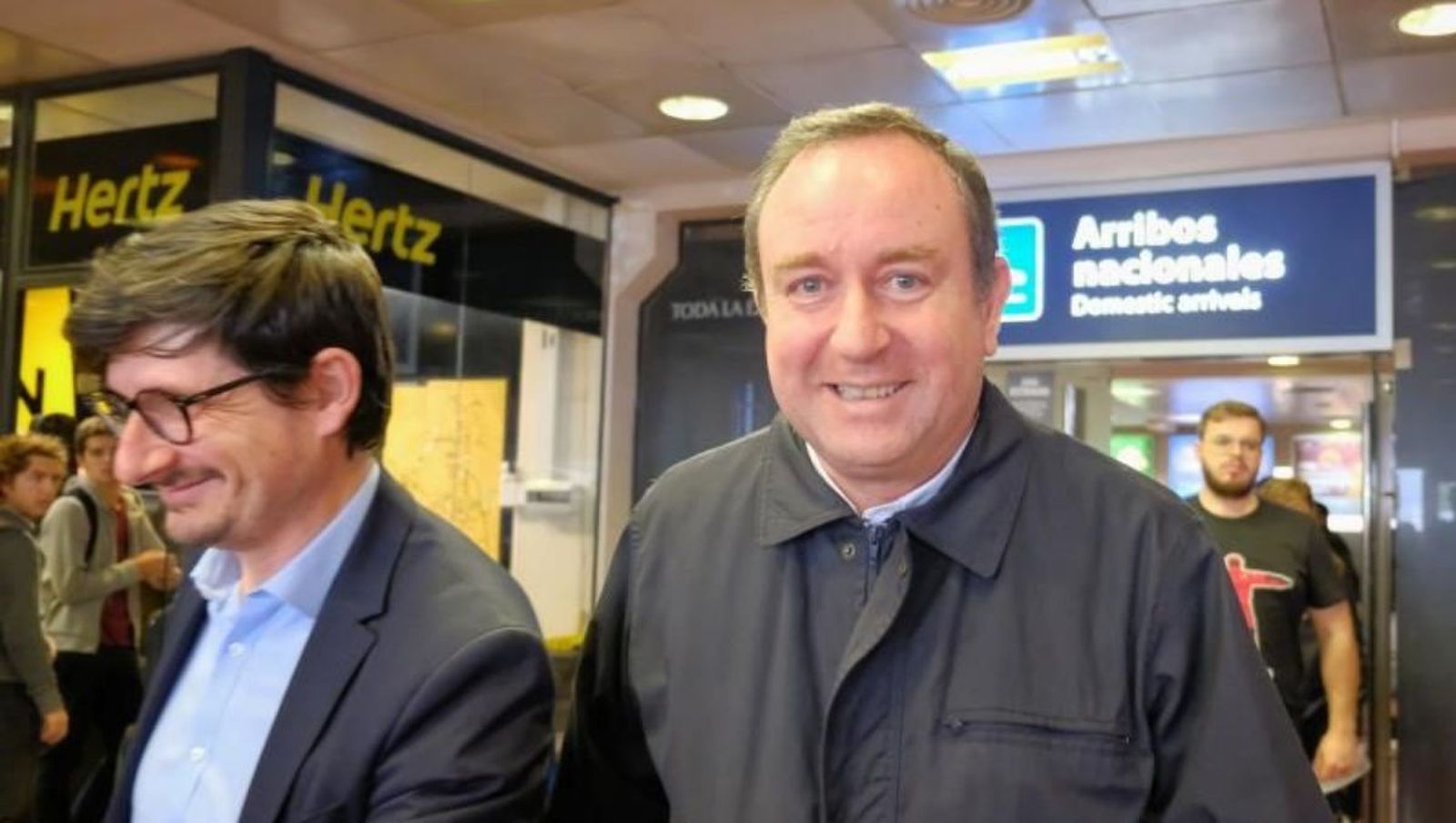 Zanchetta y su, abogado, Javier Belda