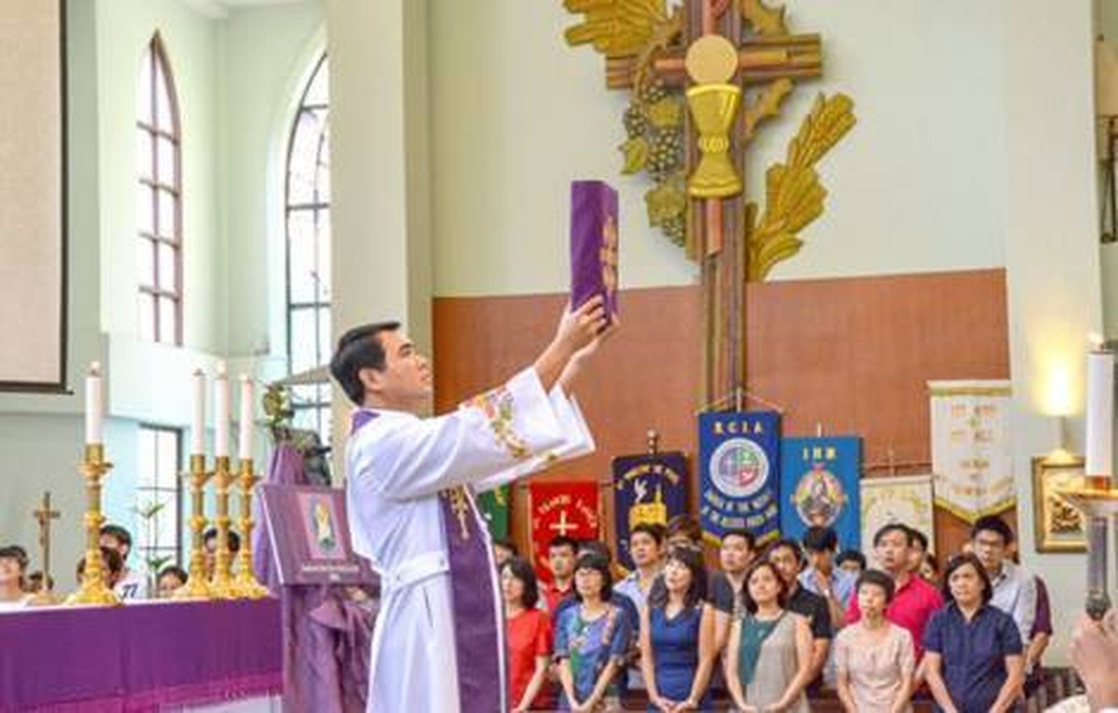 Celebración eucarística en Singapur