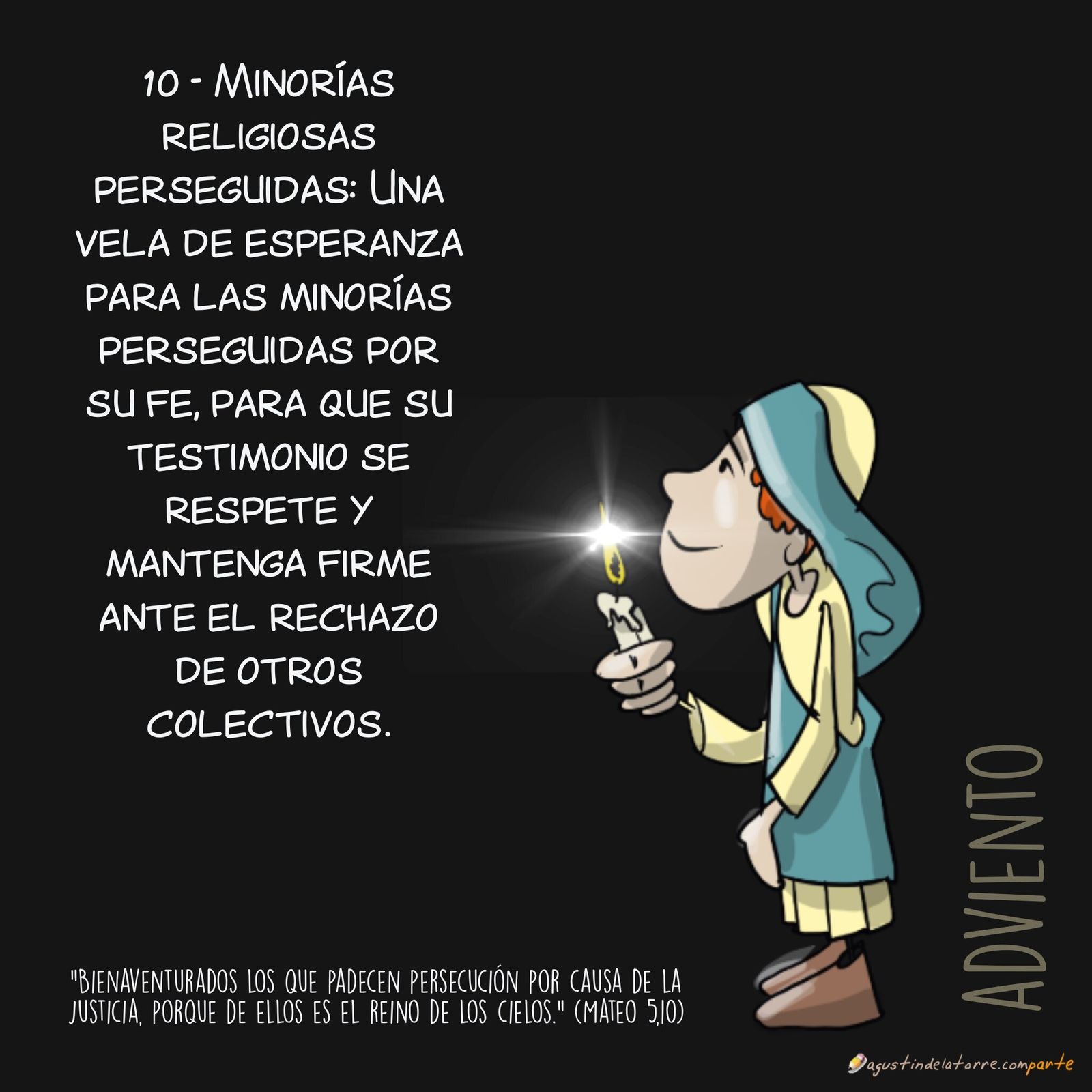 10/24. Una vela de esperanza para las minorías religiosas perseguidas…