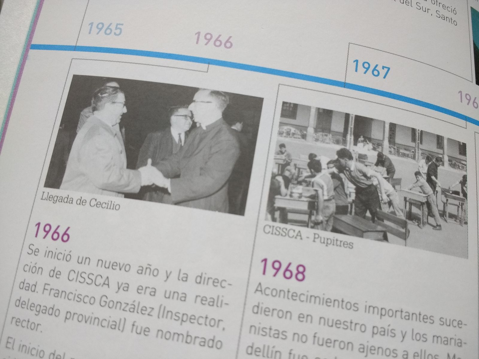 Postales de los inicios de los marianista en Colombia